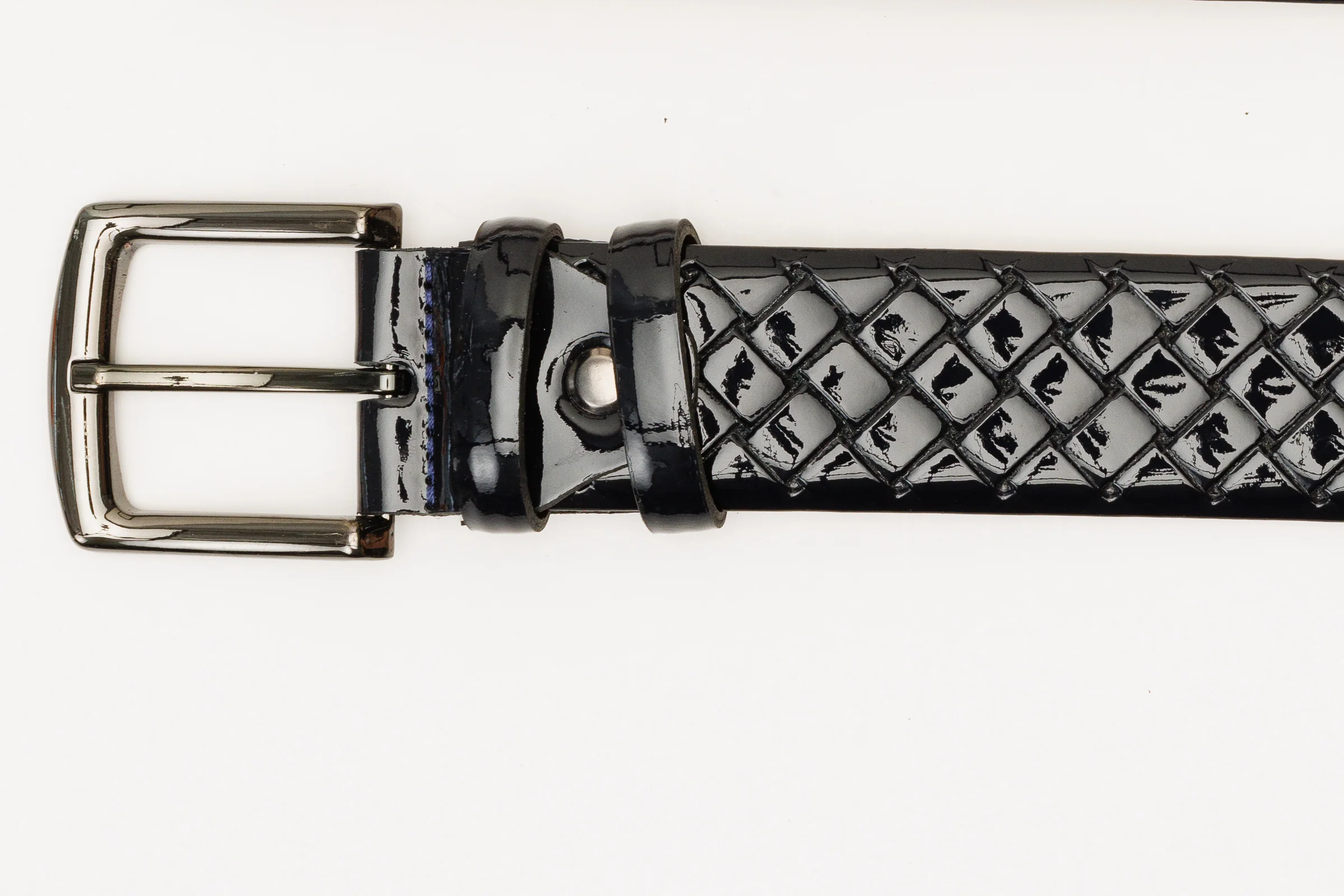 The Rico Navy Color Calfskin Belt - Image 3