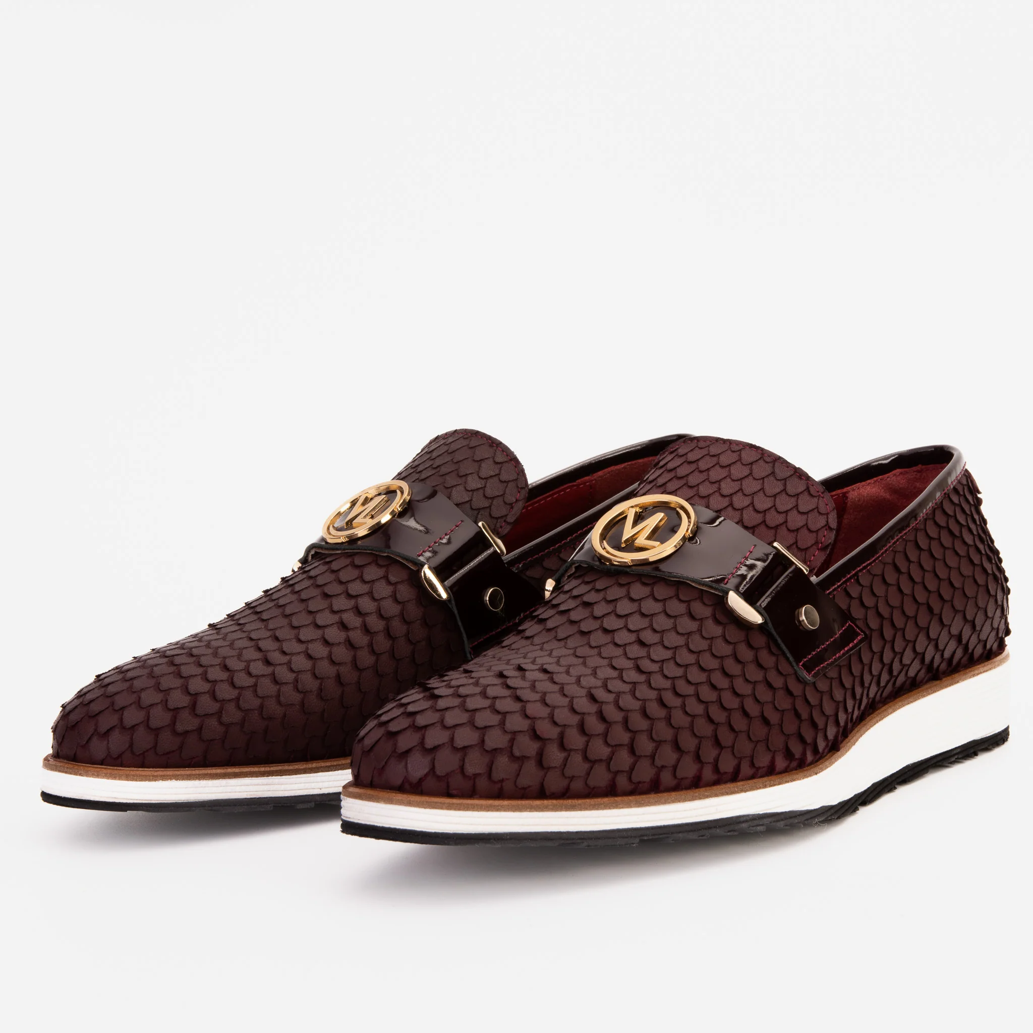 The Legacy Burgundy Leather Men Casual Loafer Shoe - Image 2