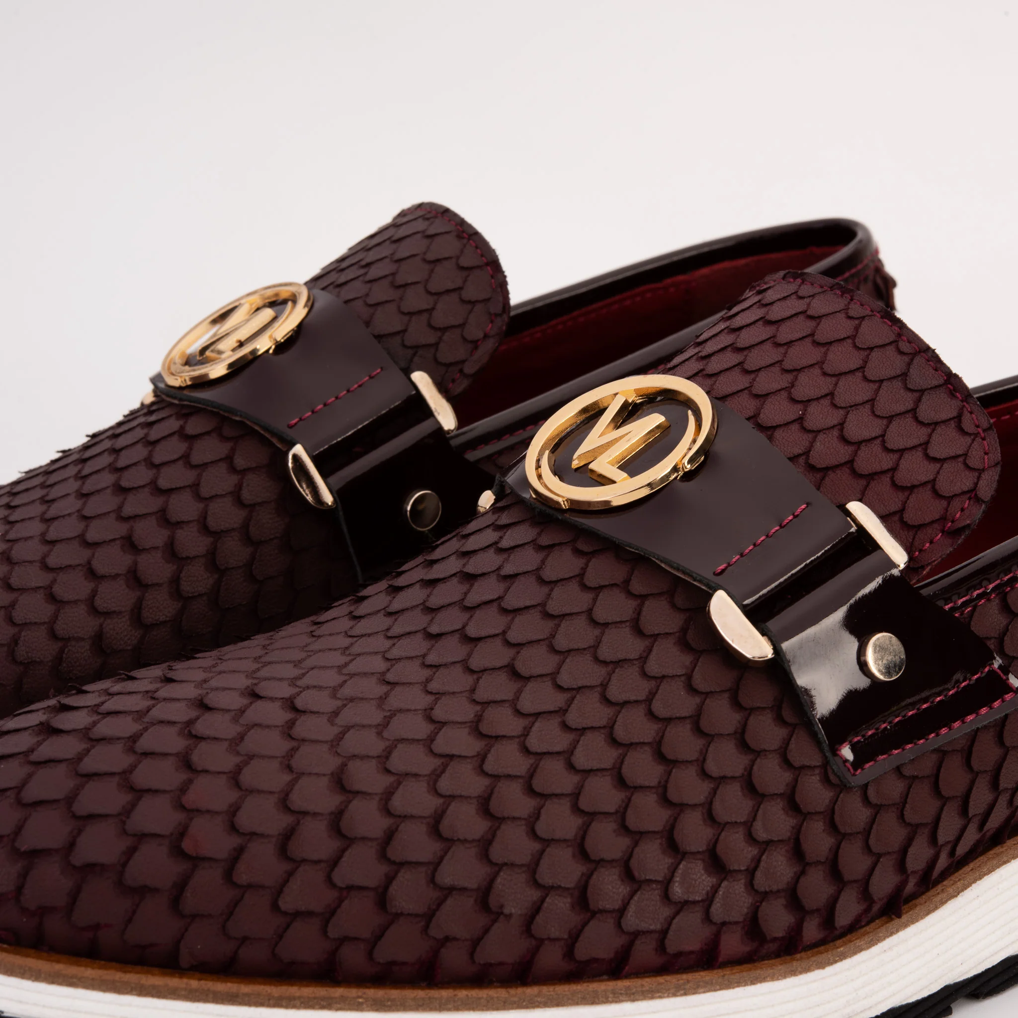 The Legacy Burgundy Leather Men Casual Loafer Shoe - Image 3