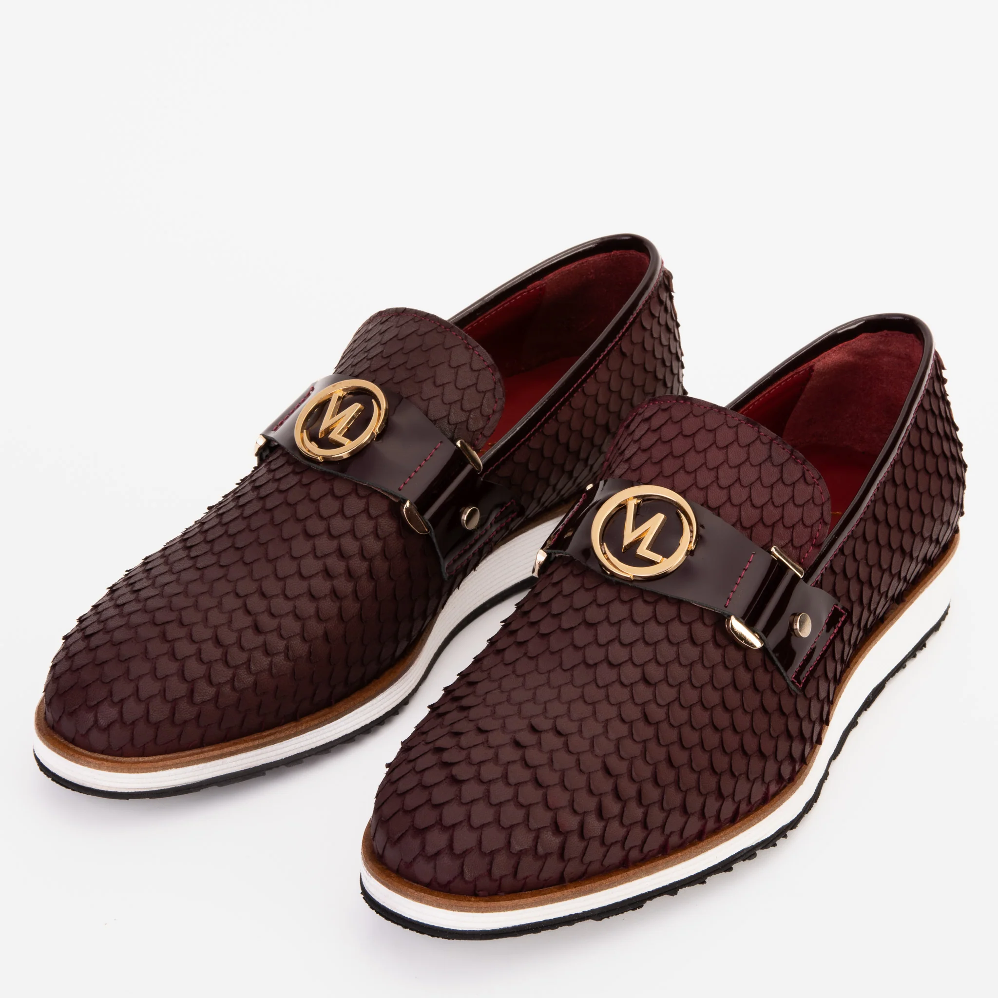 The Legacy Burgundy Leather Men Casual Loafer Shoe - Image 4