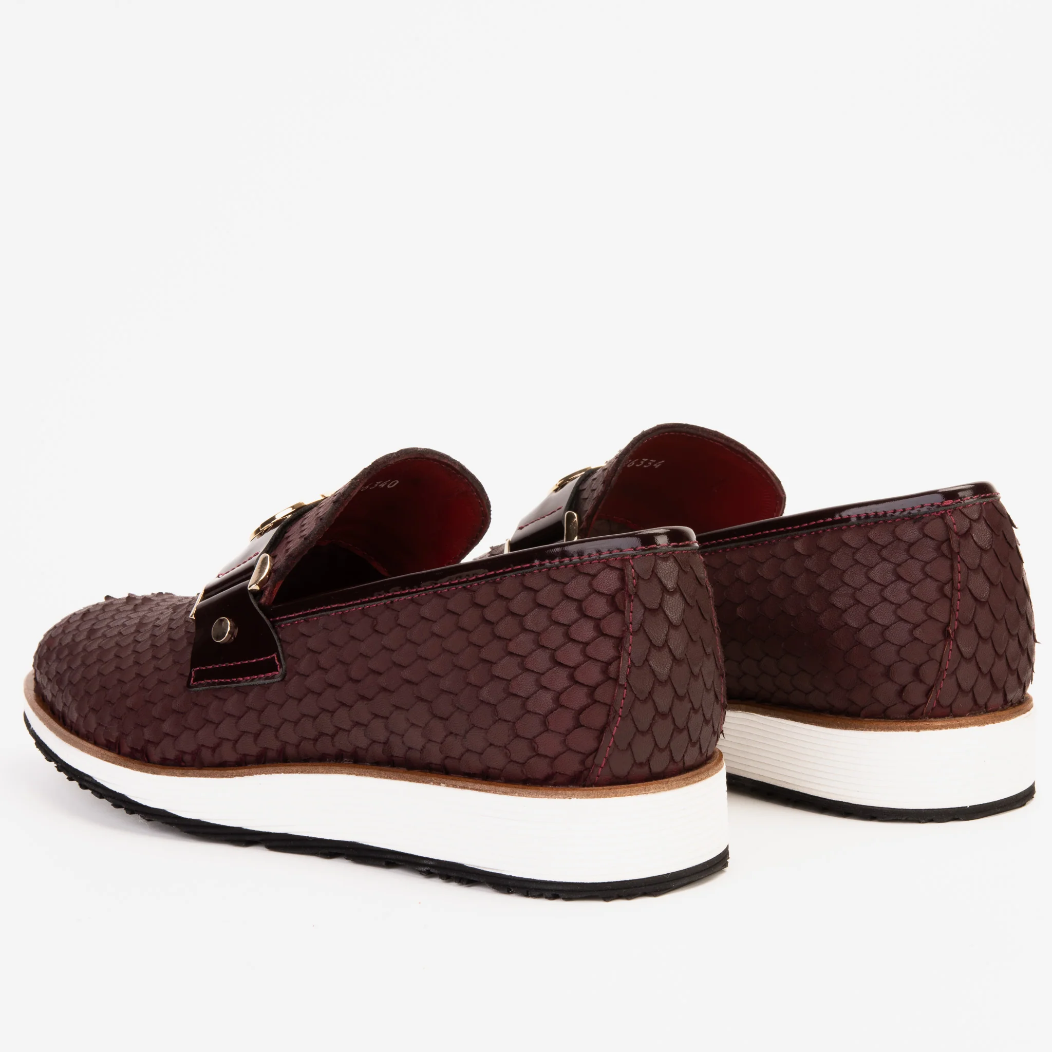 The Legacy Burgundy Leather Men Casual Loafer Shoe - Image 5