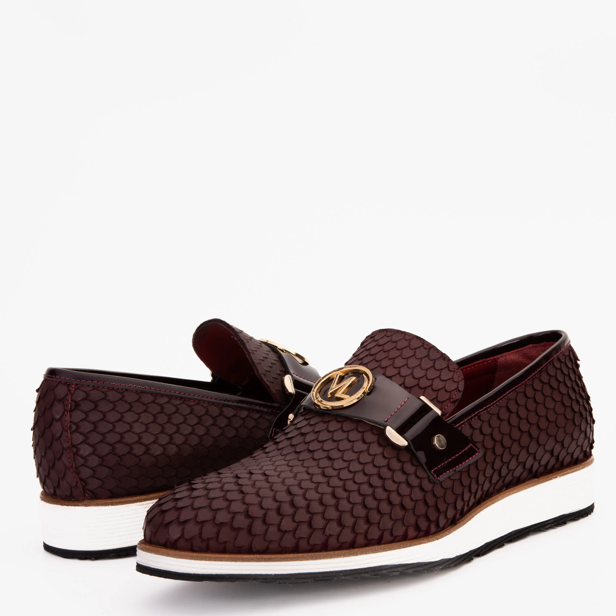 The Legacy Burgundy Leather Men Casual Loafer Shoe - Image 6