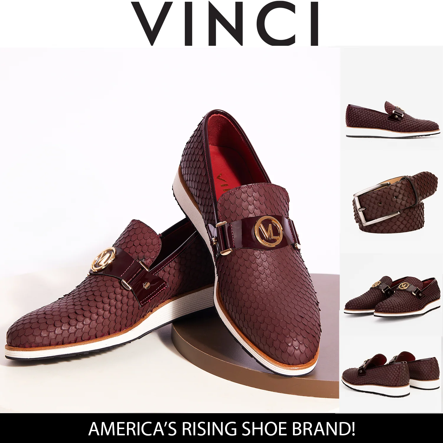 The Legacy Burgundy Leather Men Casual Loafer Shoe - Image 9