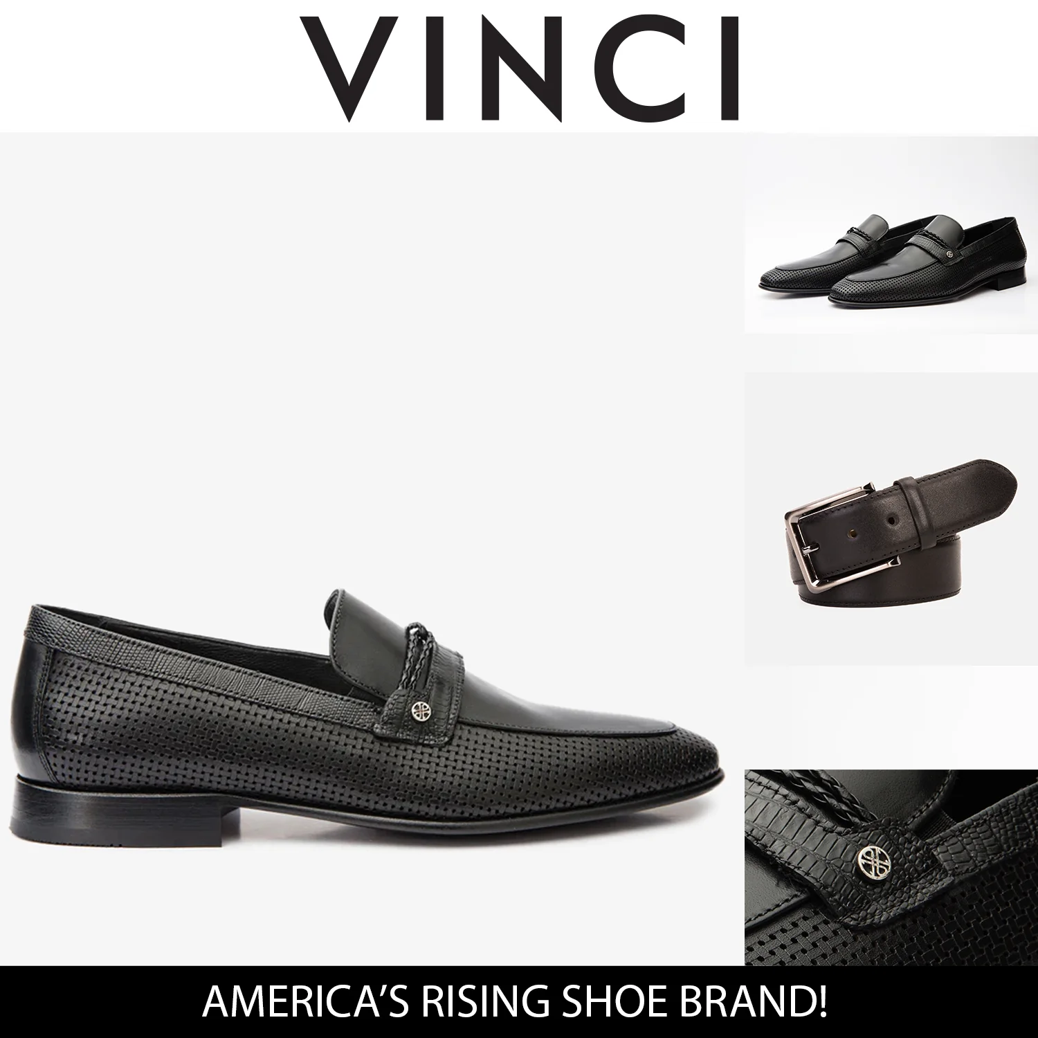The Acerra Black Leather Loafer Men Shoe Final Sale! - Image 3