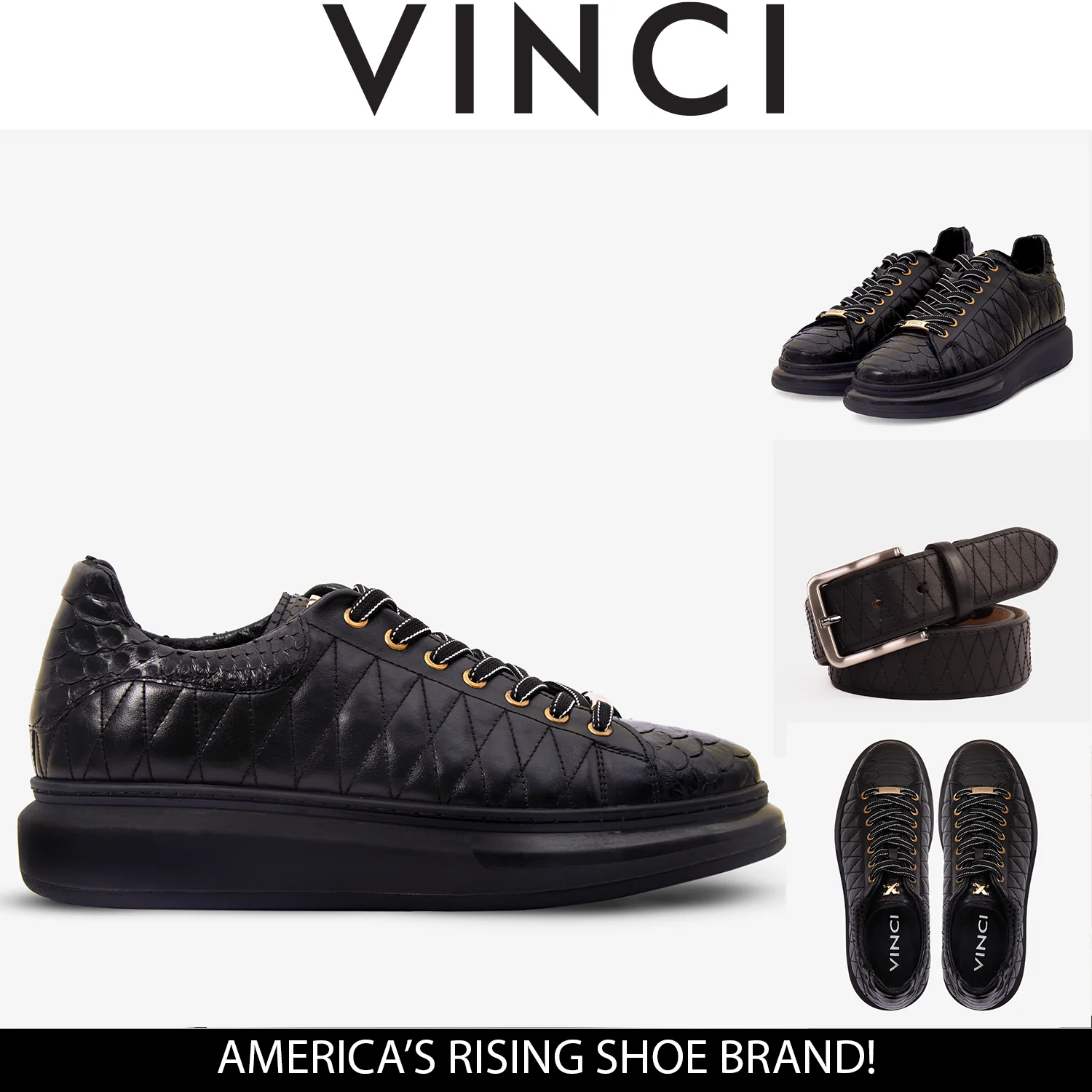 The Adler Black Snk Leather Men Sneaker Limited Edition - Image 6