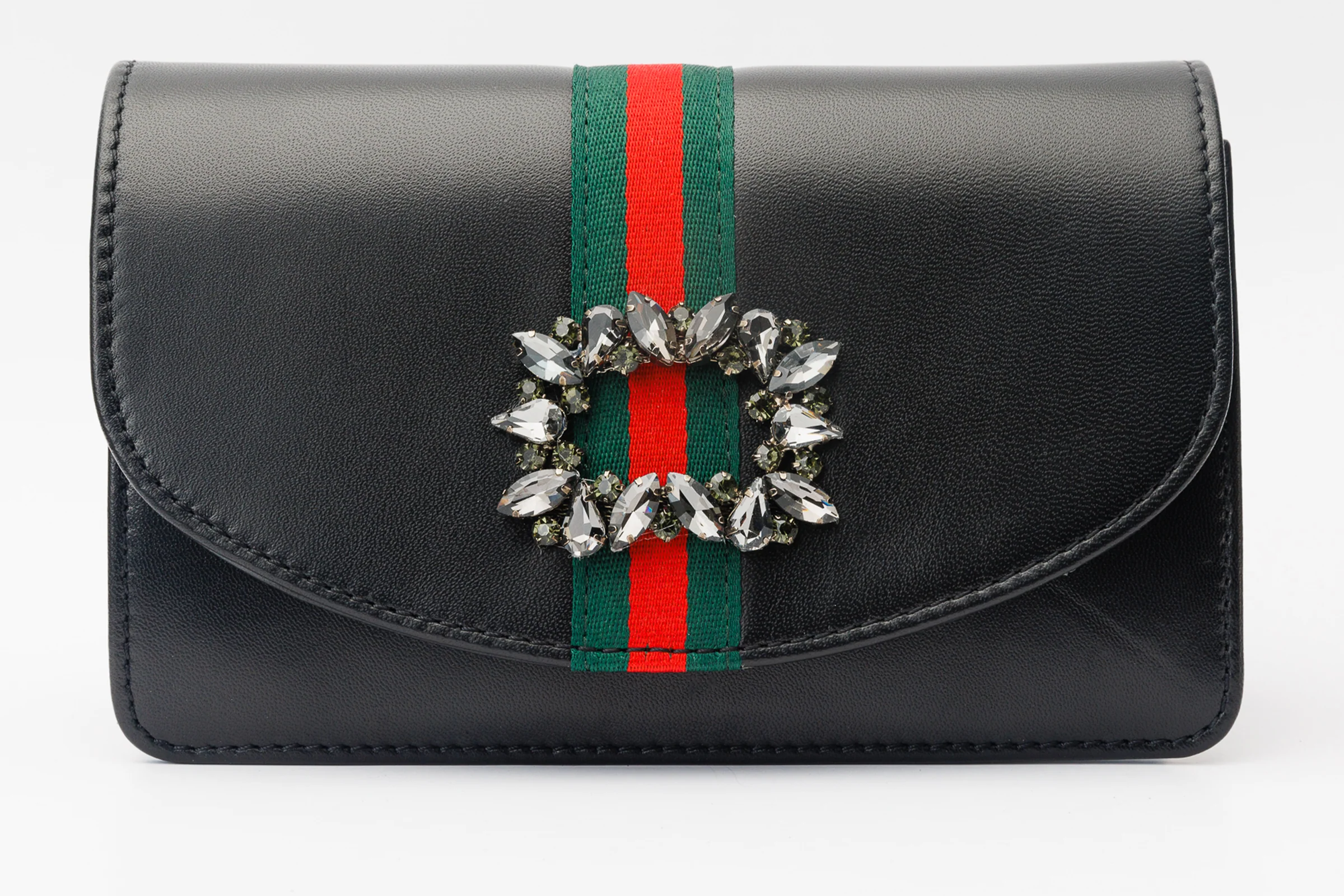 The Afega Black Leather Handbag - Image 2