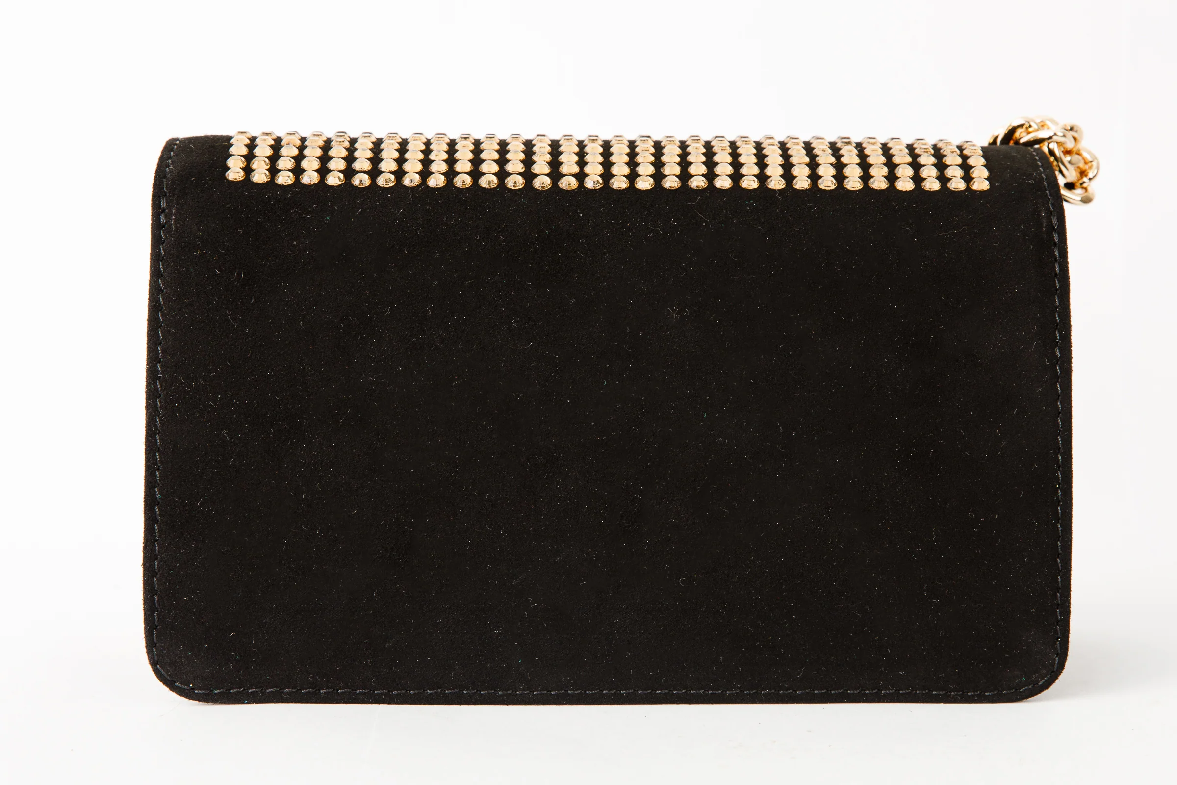 The Ailano Black Glitter Leather Handbag - Image 3