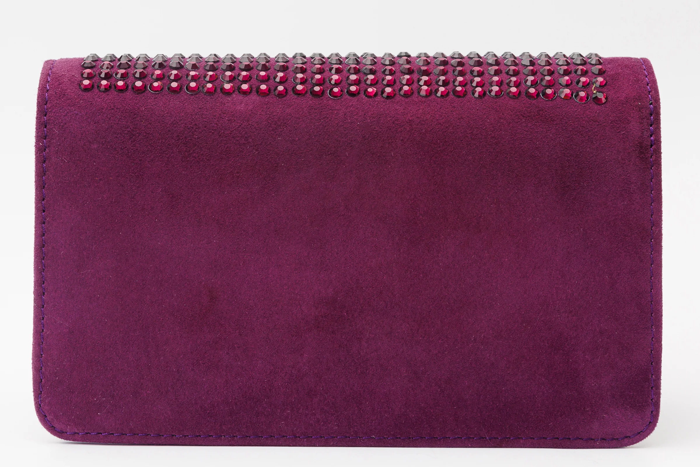 The Ailano Purple Leather Handbag - Image 5