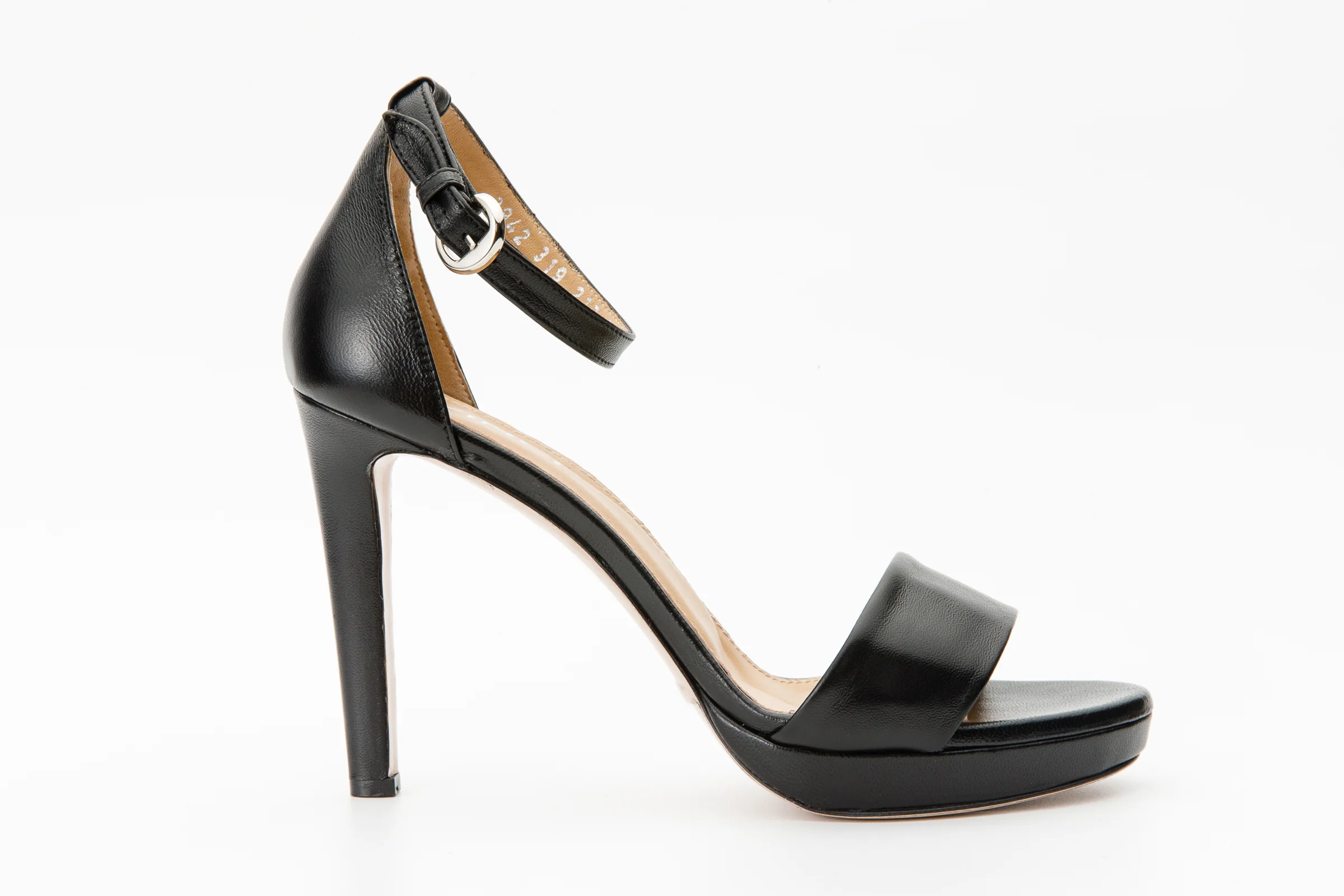 The Aksu Black Leather Ankle Strap Women Sandal Final Sale! - Image 4