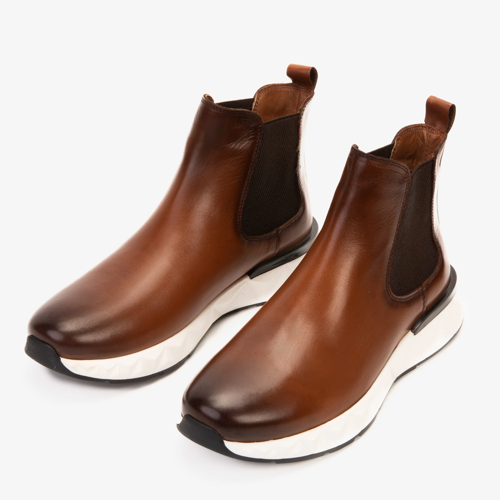 The Apex Tan Leather Men Chealsea Boot - Image 6