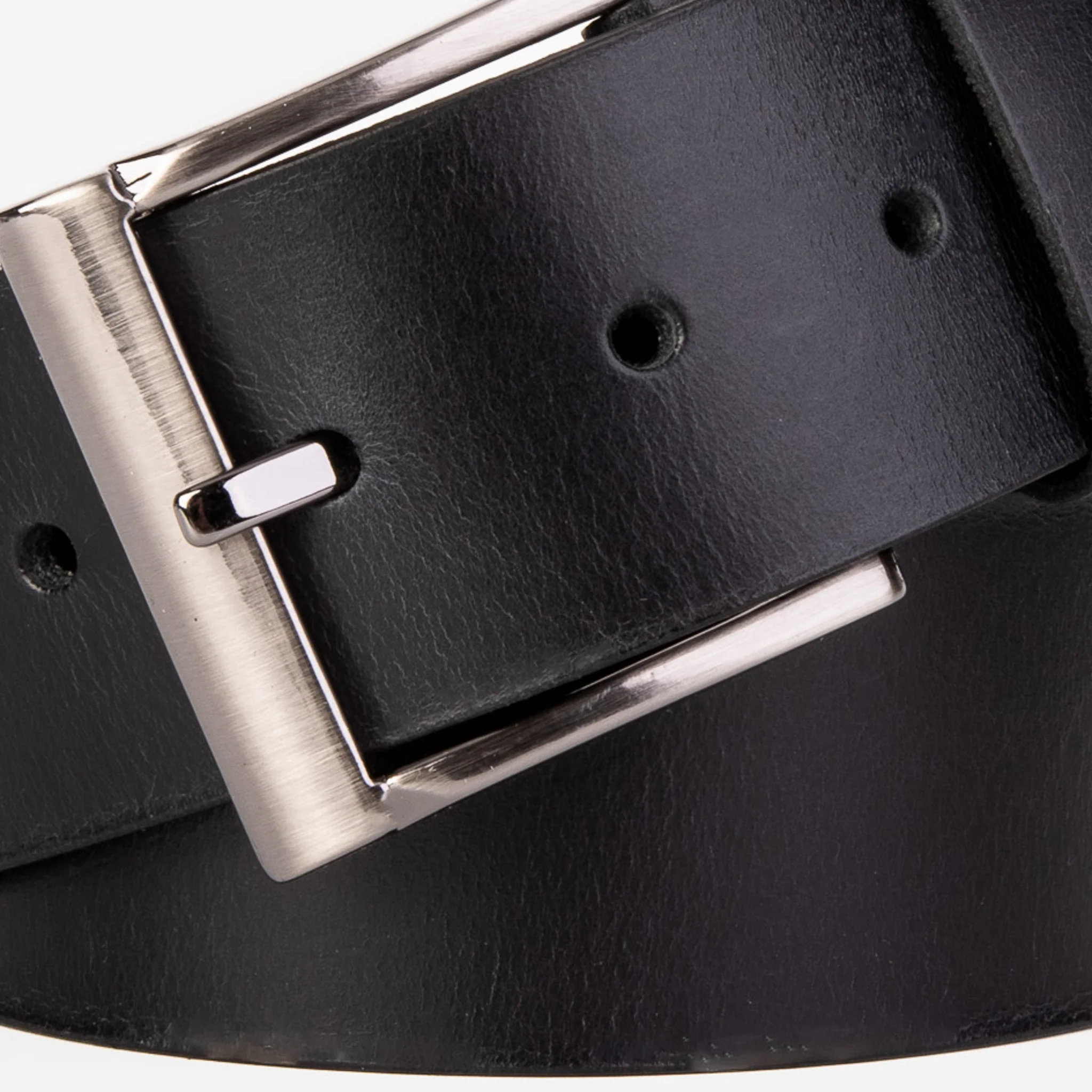 The Prime Black Leather Belt - Image 4