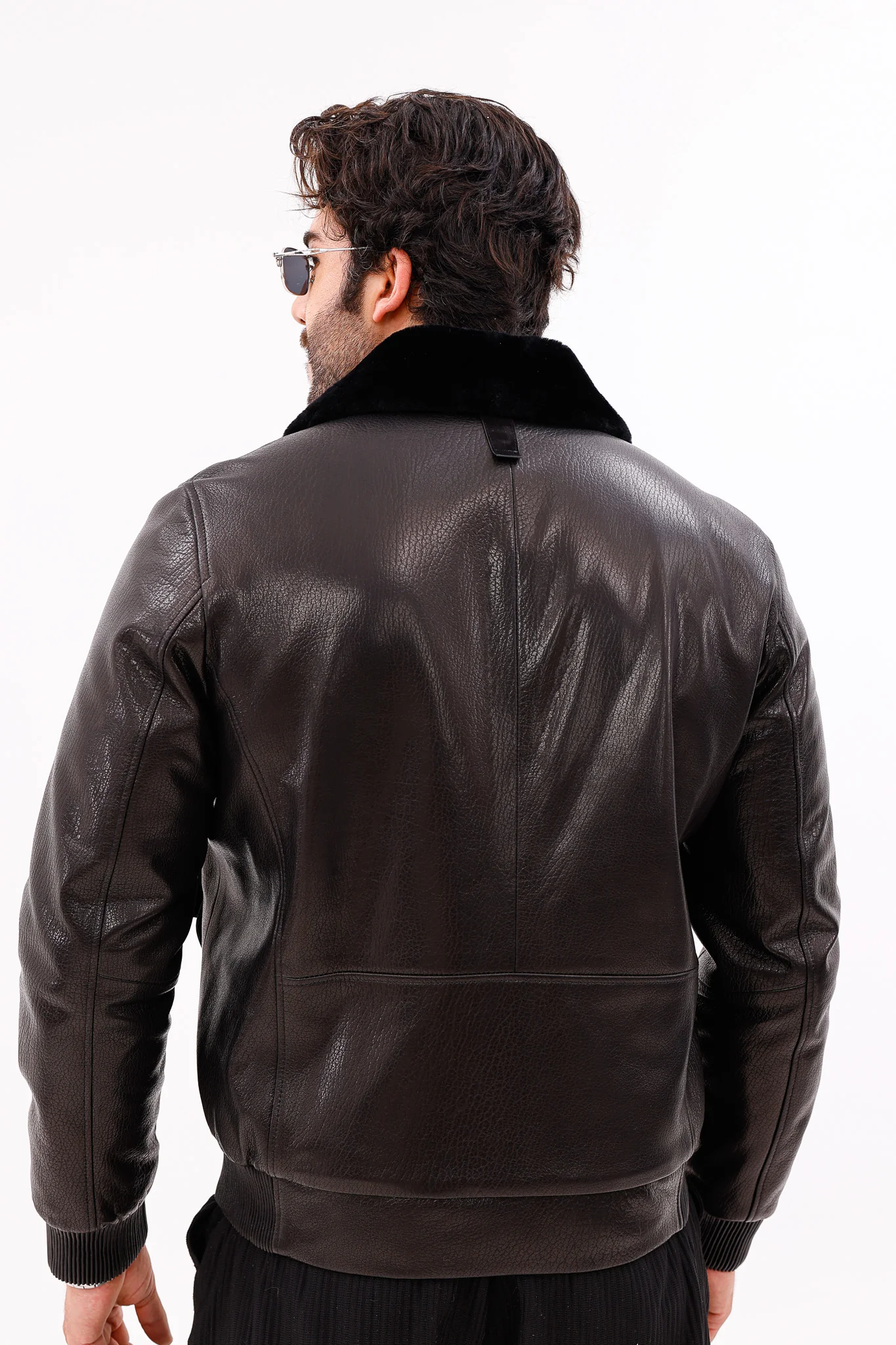 The Ardent Black Lambskin Men Leather Jacket - Image 5