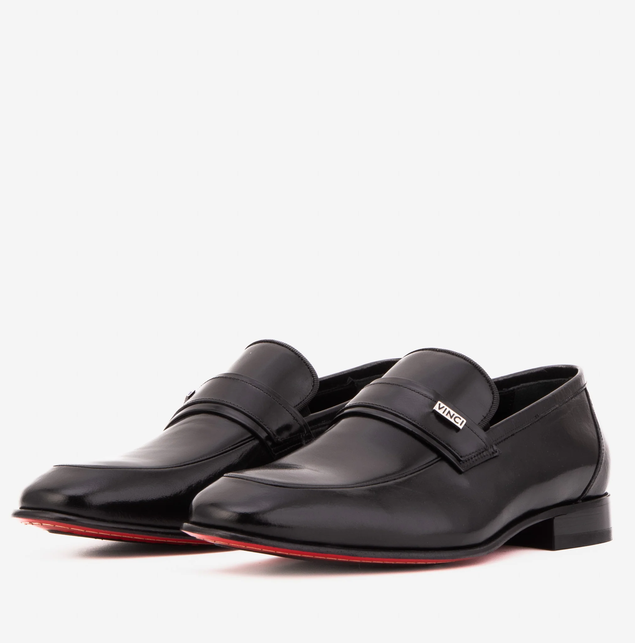 The Ashford Black Baby Buffalo Leather Loafer Men Shoe - Image 2