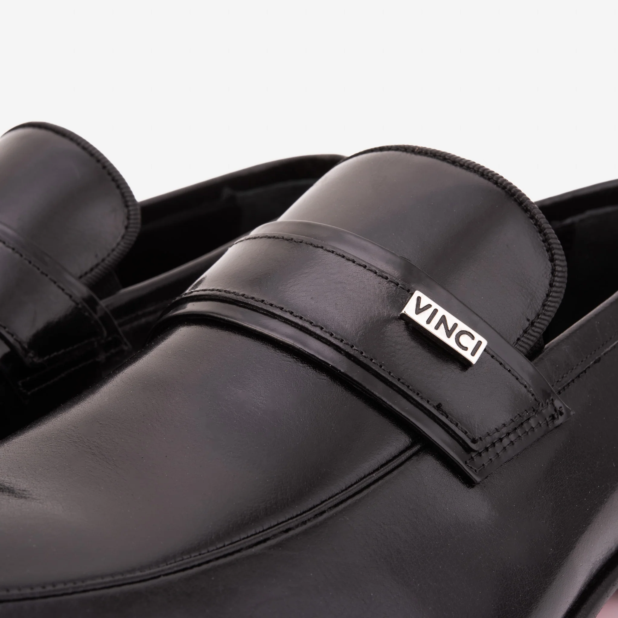 The Ashford Black Baby Buffalo Leather Loafer Men Shoe - Image 3