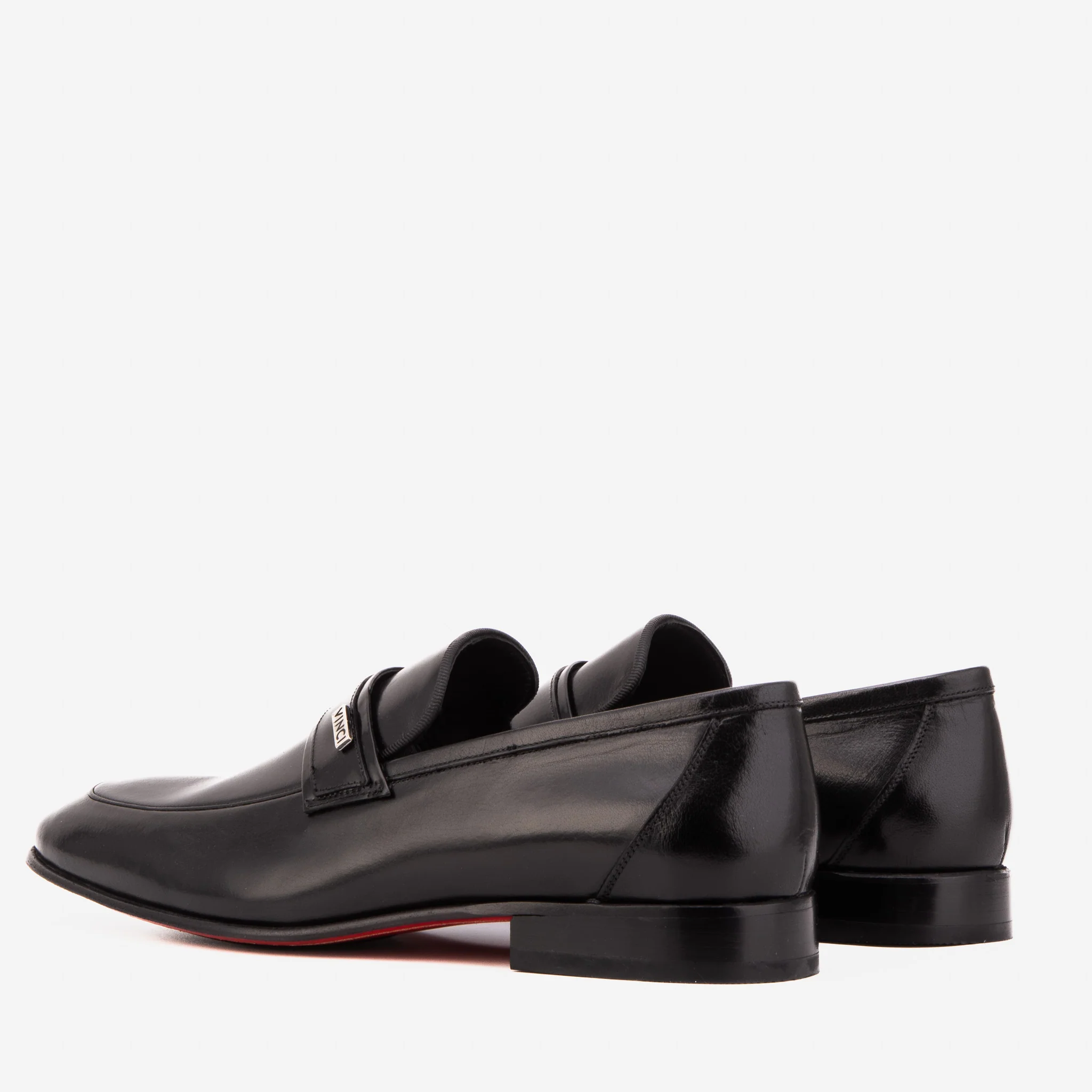 The Ashford Black Baby Buffalo Leather Loafer Men Shoe - Image 4