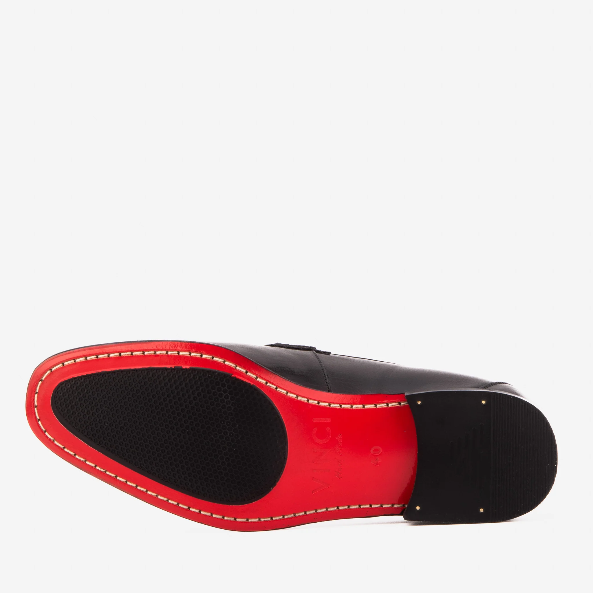 The Ashford Black Baby Buffalo Leather Loafer Men Shoe - Image 6