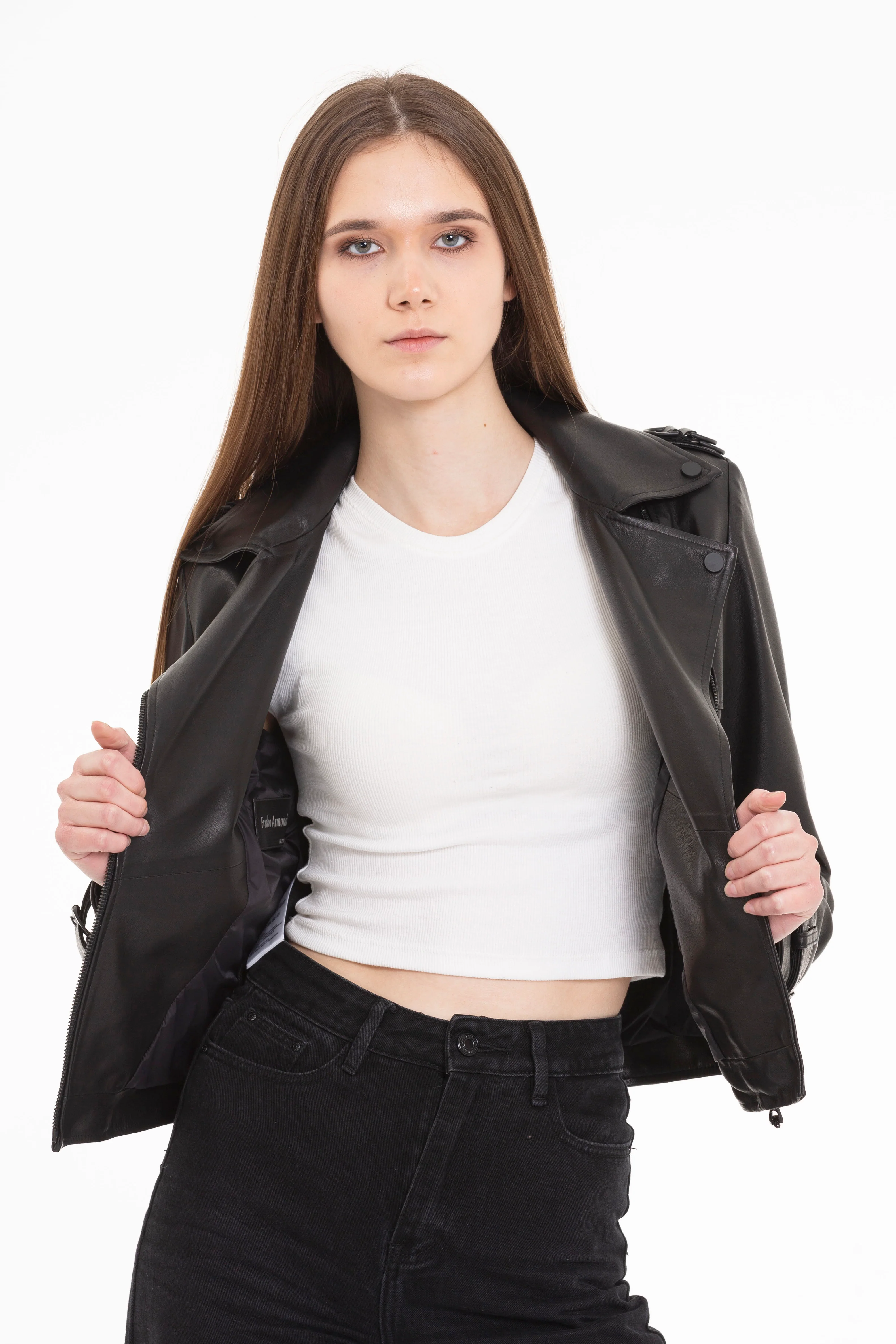 The Baracana  Leather Women Jacket - Image 4