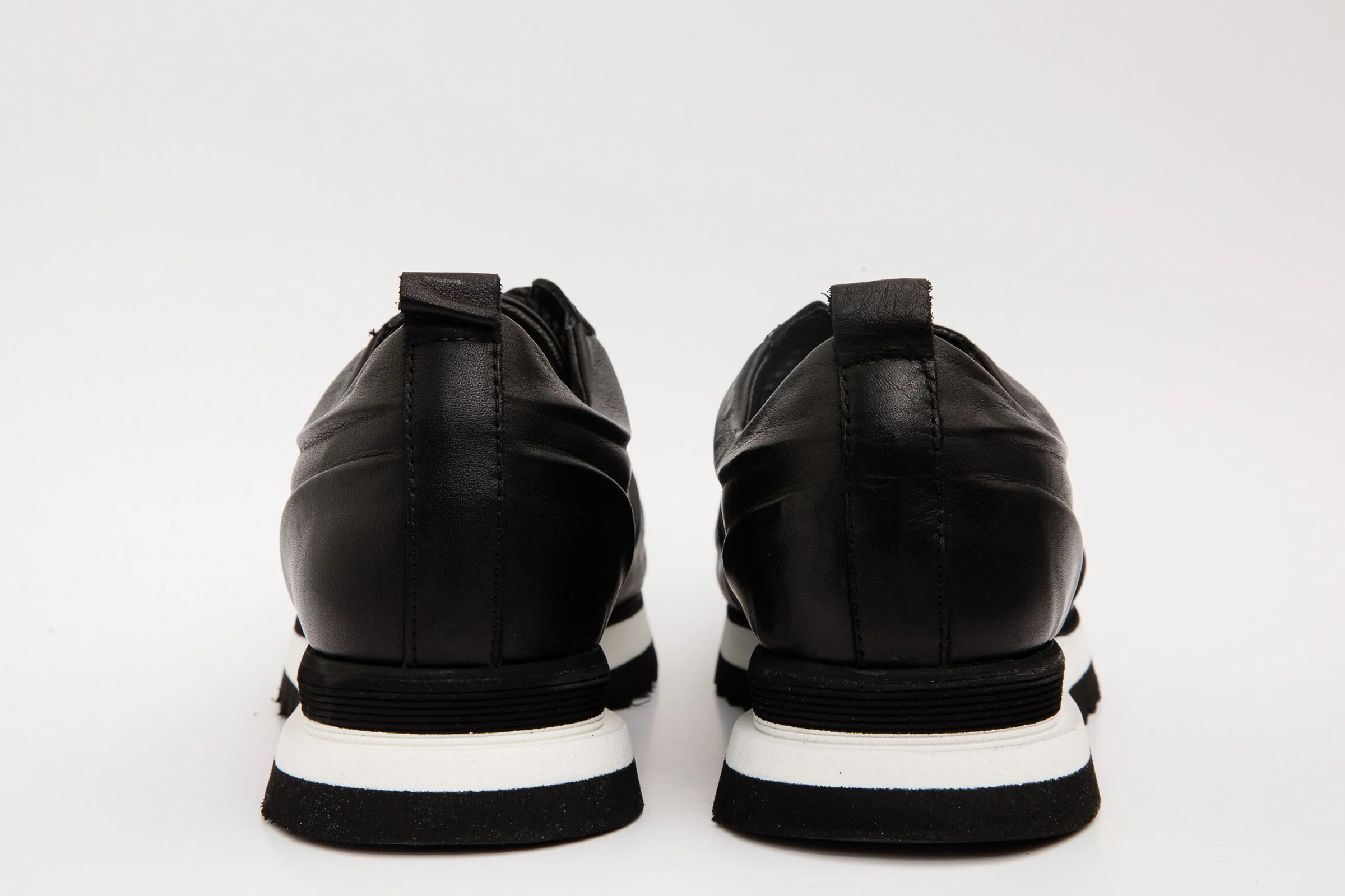 The Barnett Black Leather Men Sneaker Final Sale! - Image 4