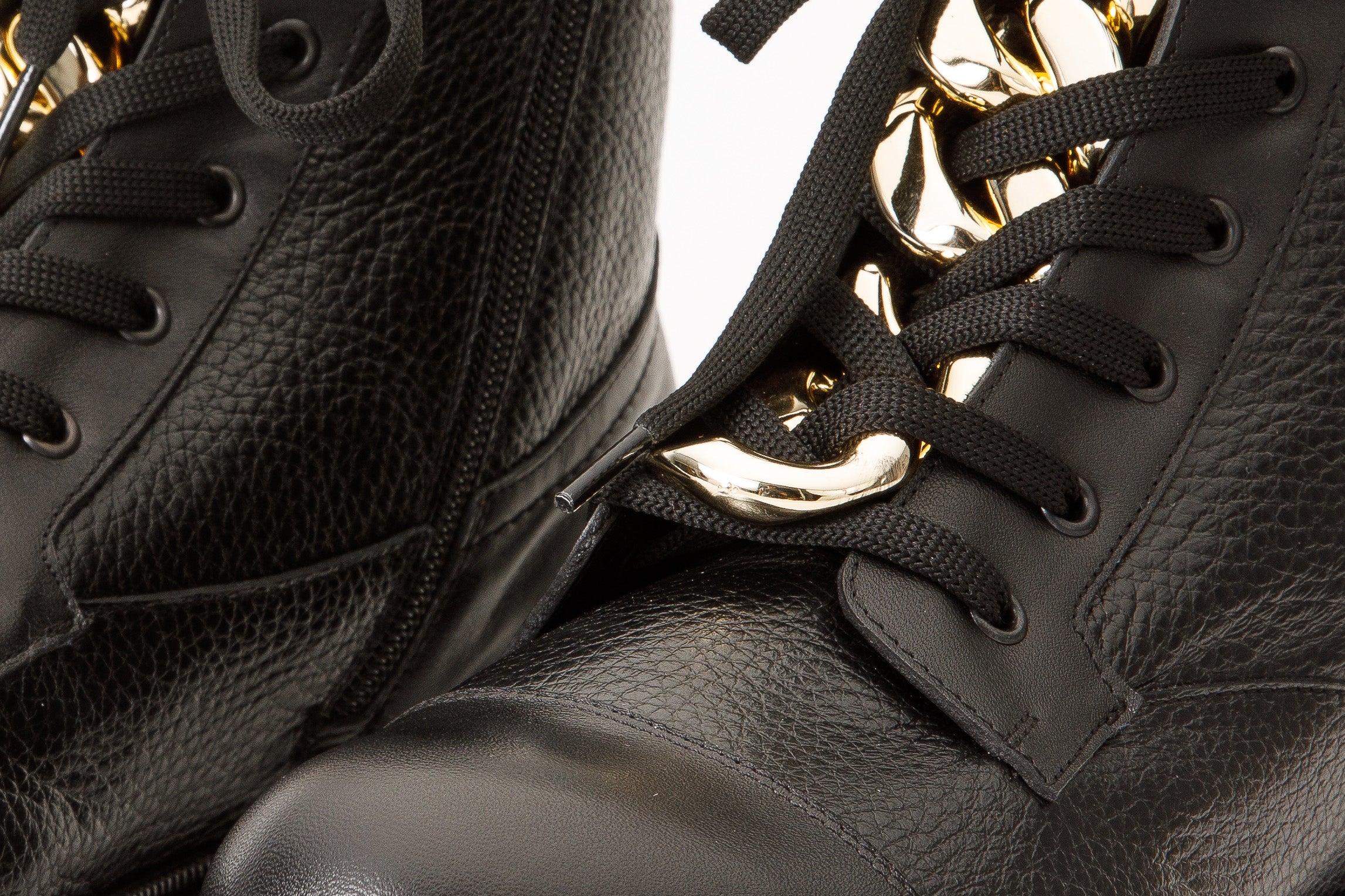 The Belgrad Black Leather Lace-Up Ankle Women Boot With a Side Zipper Final Sale! - Image 3