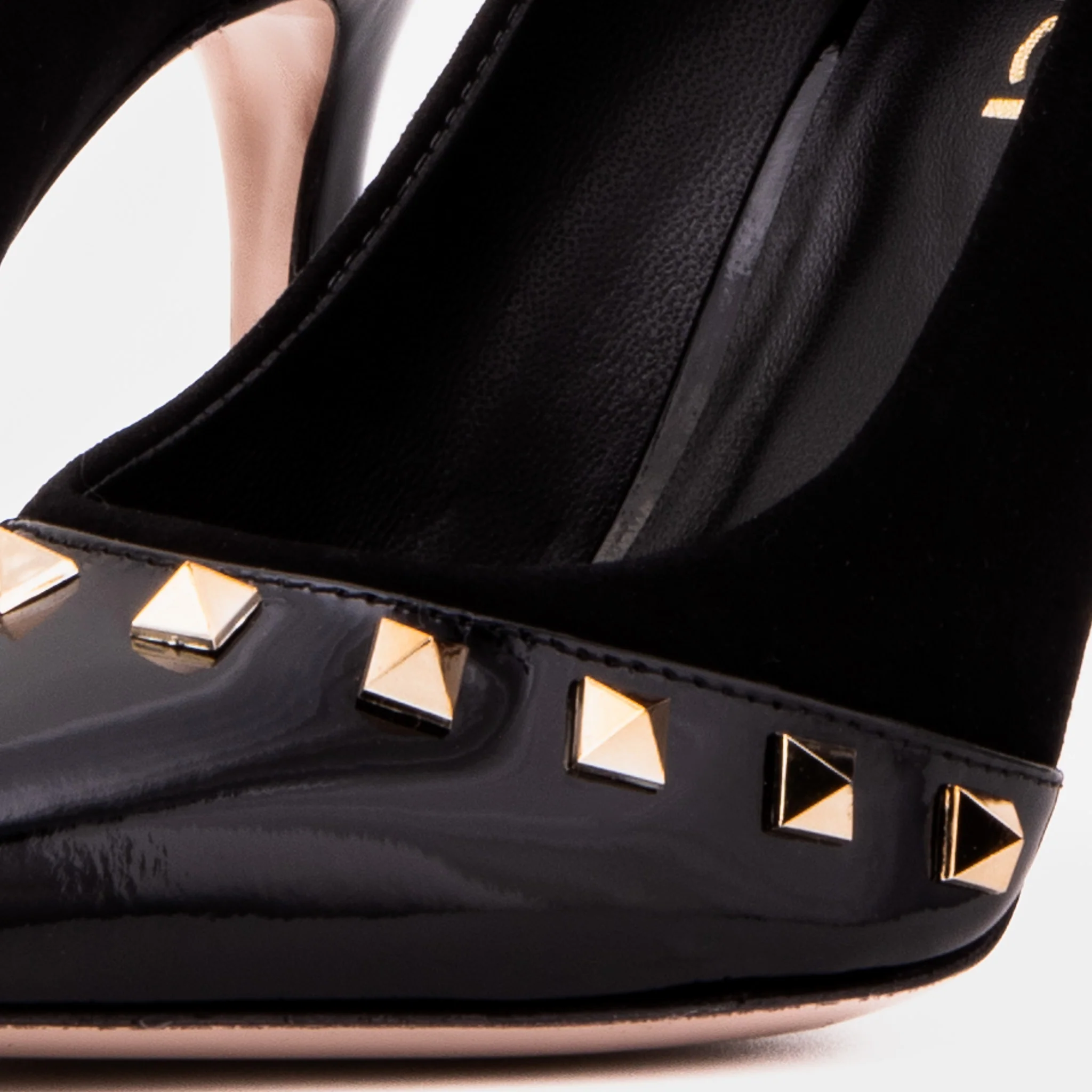 The Bella Vita Studded Black Leather Pump Women Shoe - Image 4