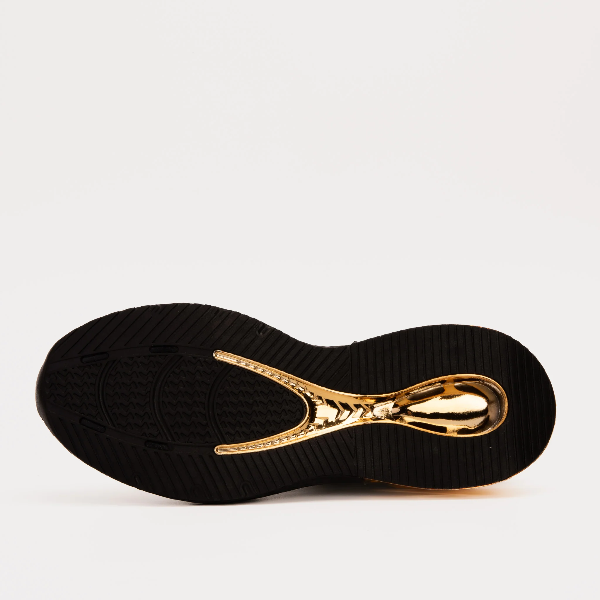 The Bellagio Black & Gold Leather Men Sneaker - Image 8