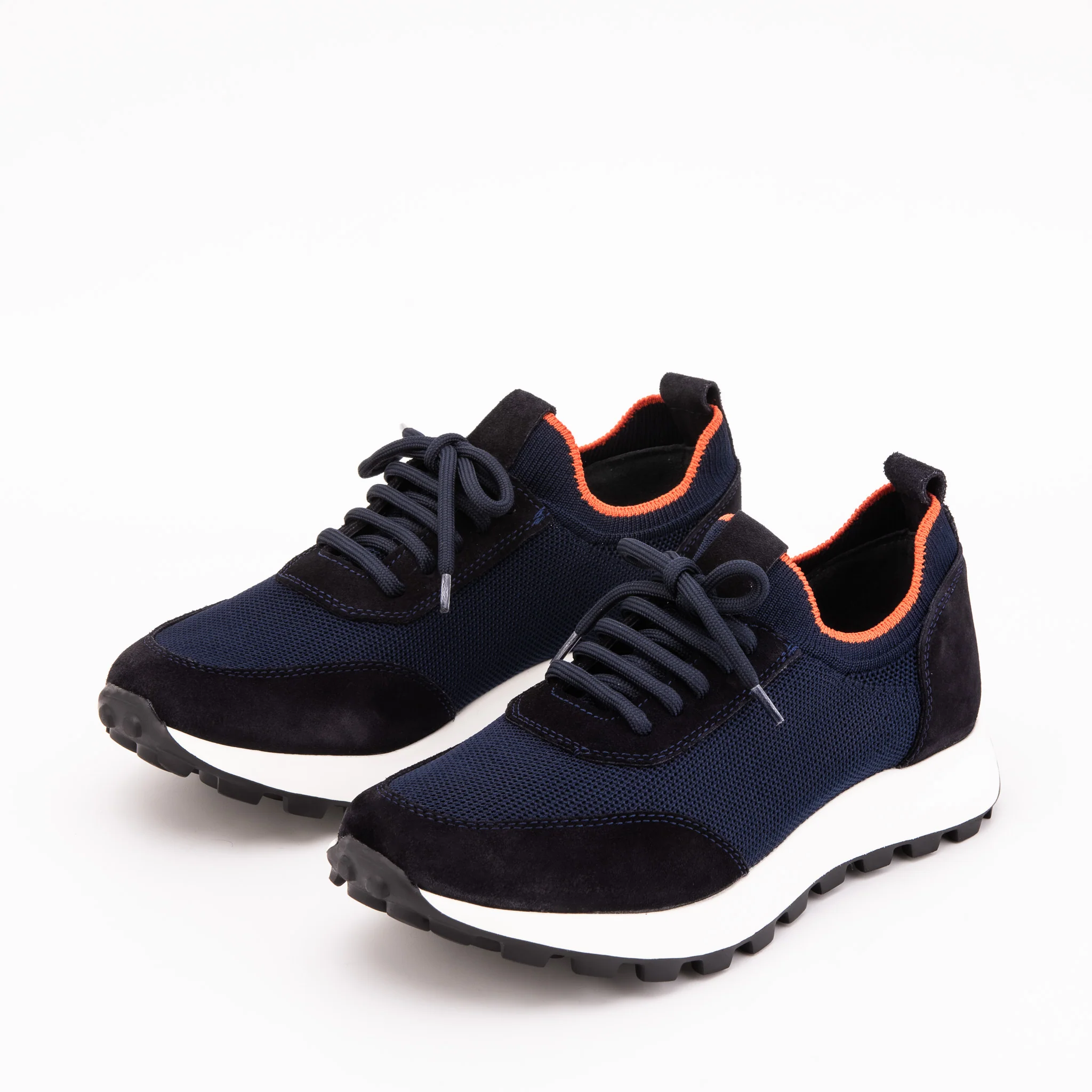 The Berlin Navy Suede Leather Men Sneaker - Image 4