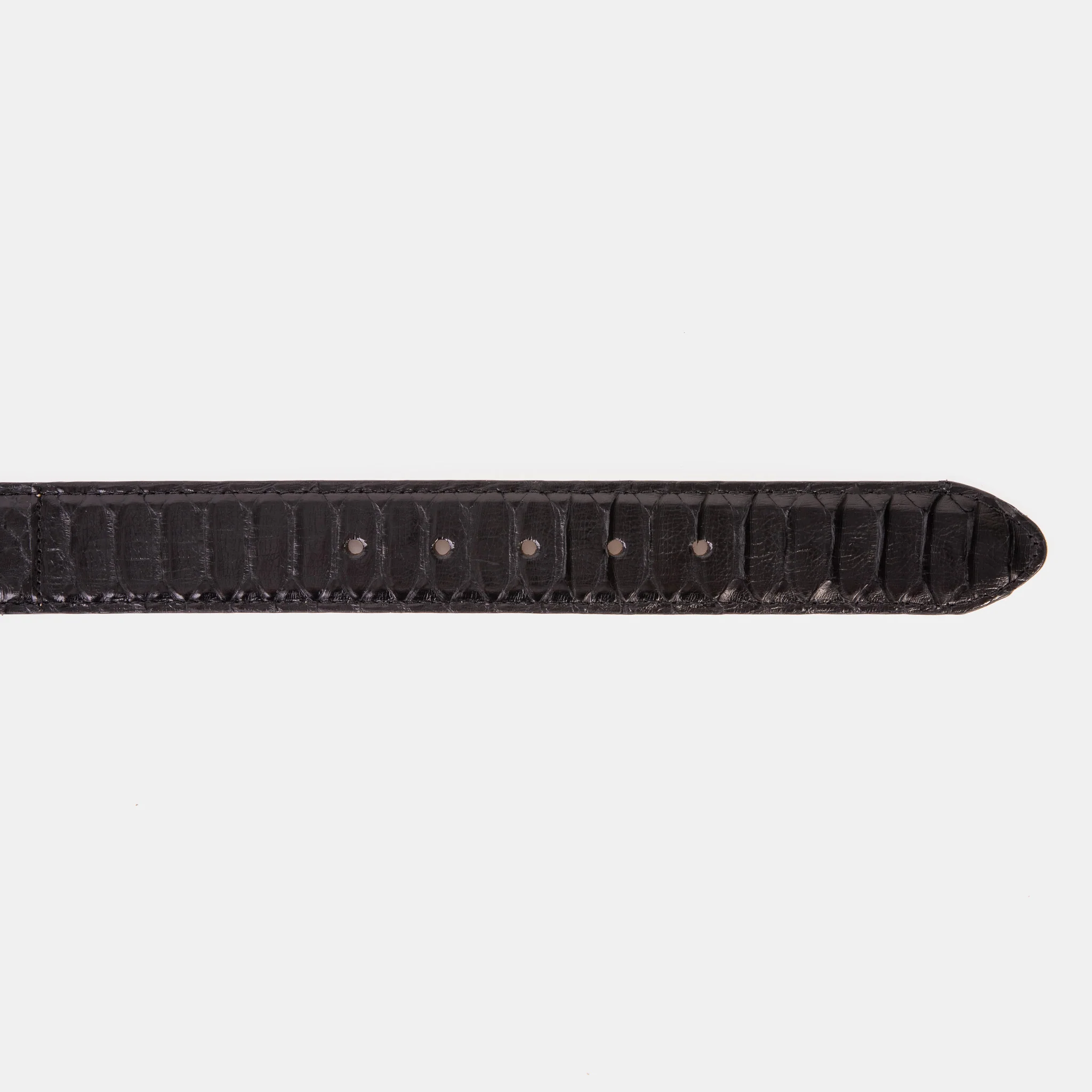 The Bethesda Black pythn Sneak Leather Belt - Image 6