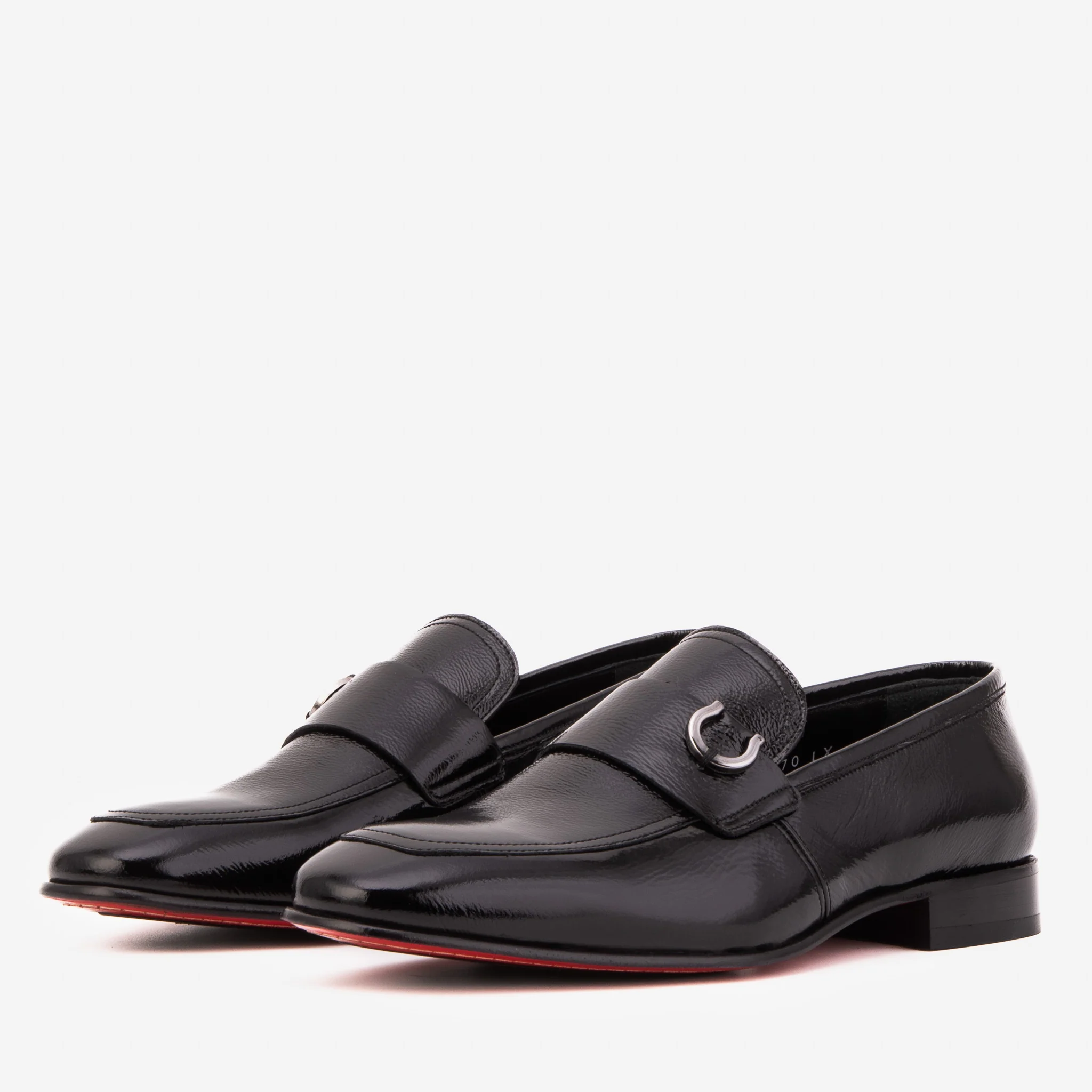The Blackwell Black Patent Bit Loafer Men Shoe - Image 2