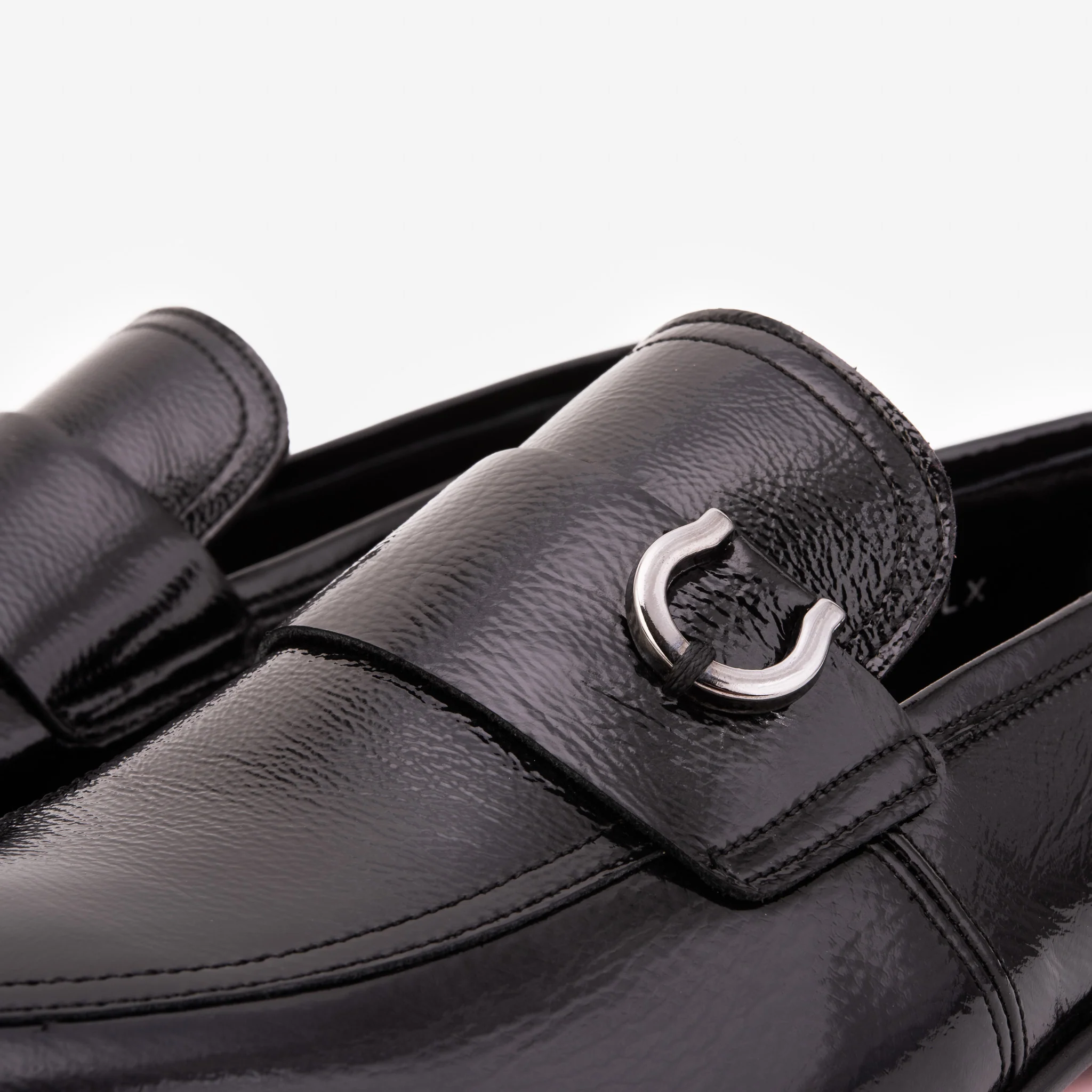 The Blackwell Black Patent Bit Loafer Men Shoe - Image 3