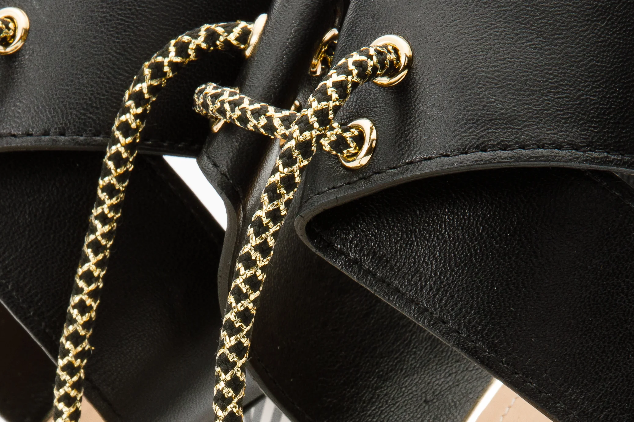 The Bloke Black Leather Ankle Strap Women Sandal - Image 6