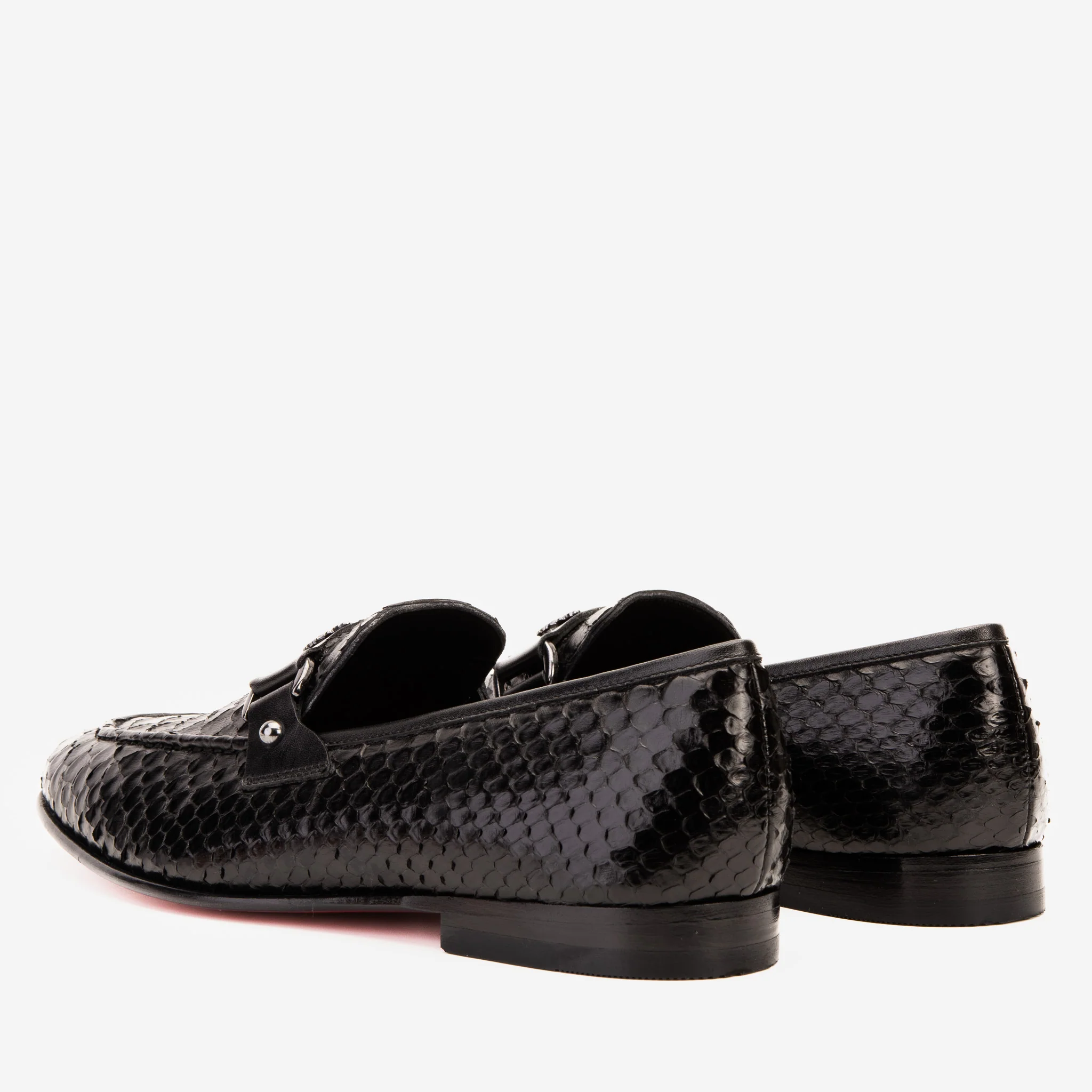 The Boss Pyth Black Shoe Bit Loafer Men Shoe - Image 5