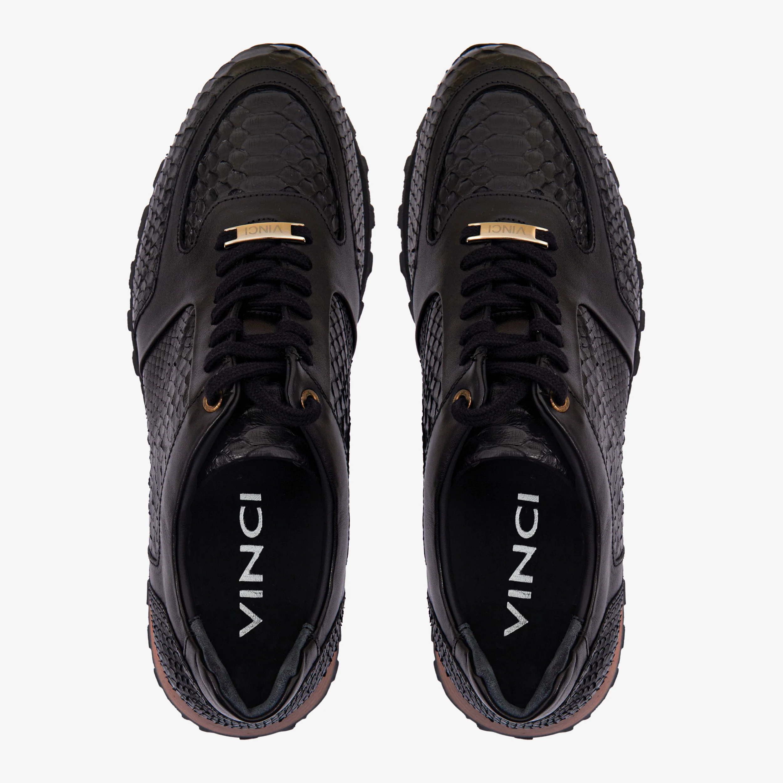 The Boss Pyth Snk Skin Black Men Sneaker - Image 3