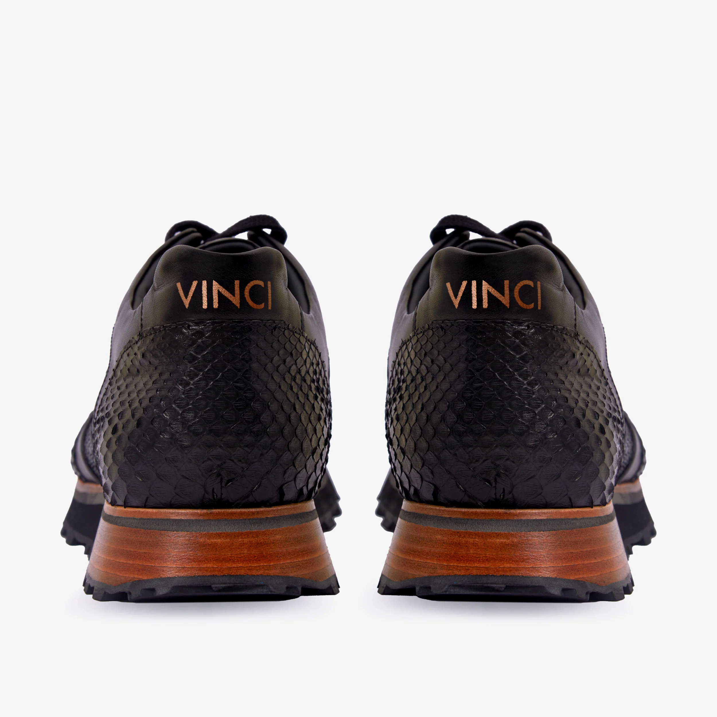 The Boss Pyth Snk Skin Black Men Sneaker - Image 4