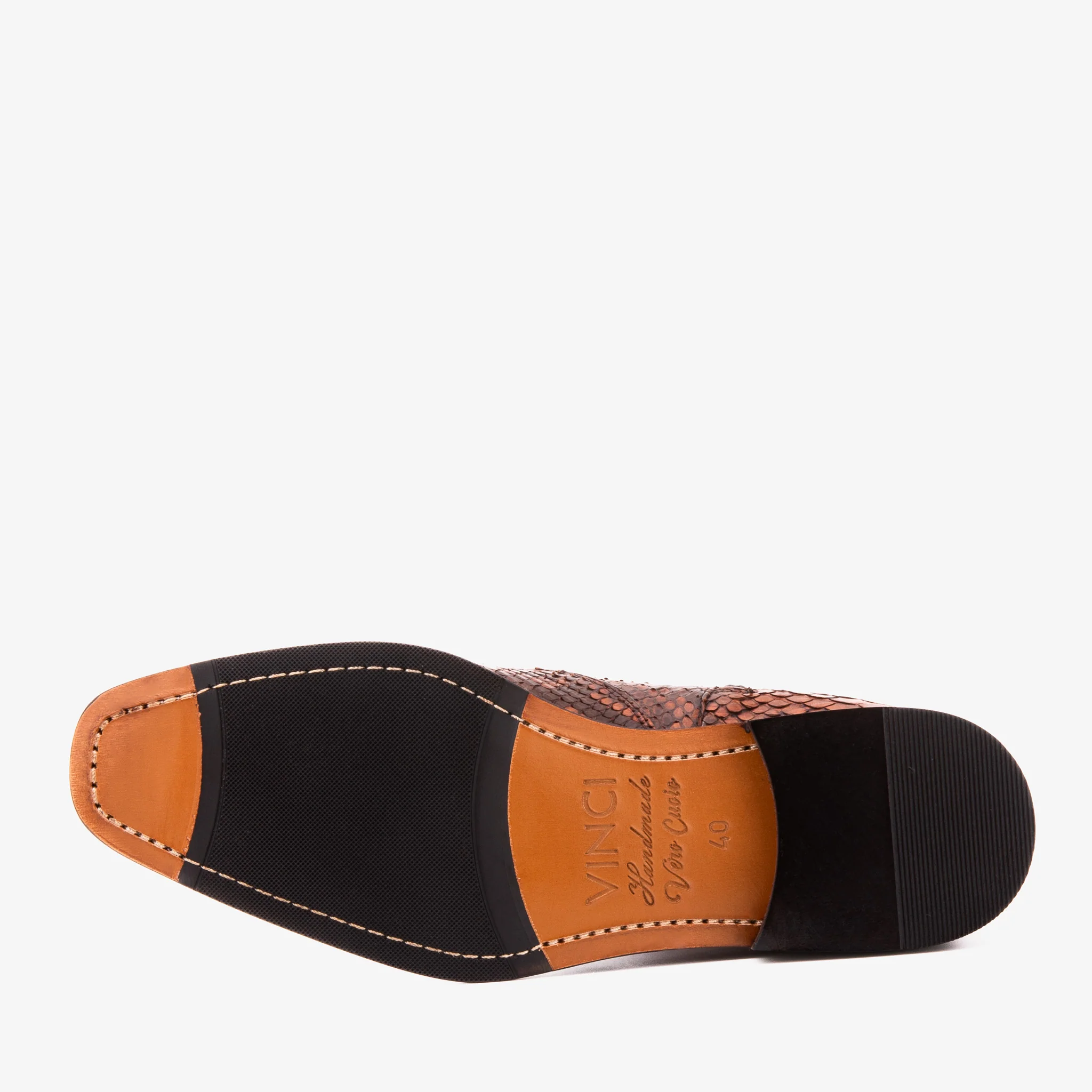 The Boss Tan Pythn Snk Zip-Up Leather Men Boot Limited Edition - Image 5