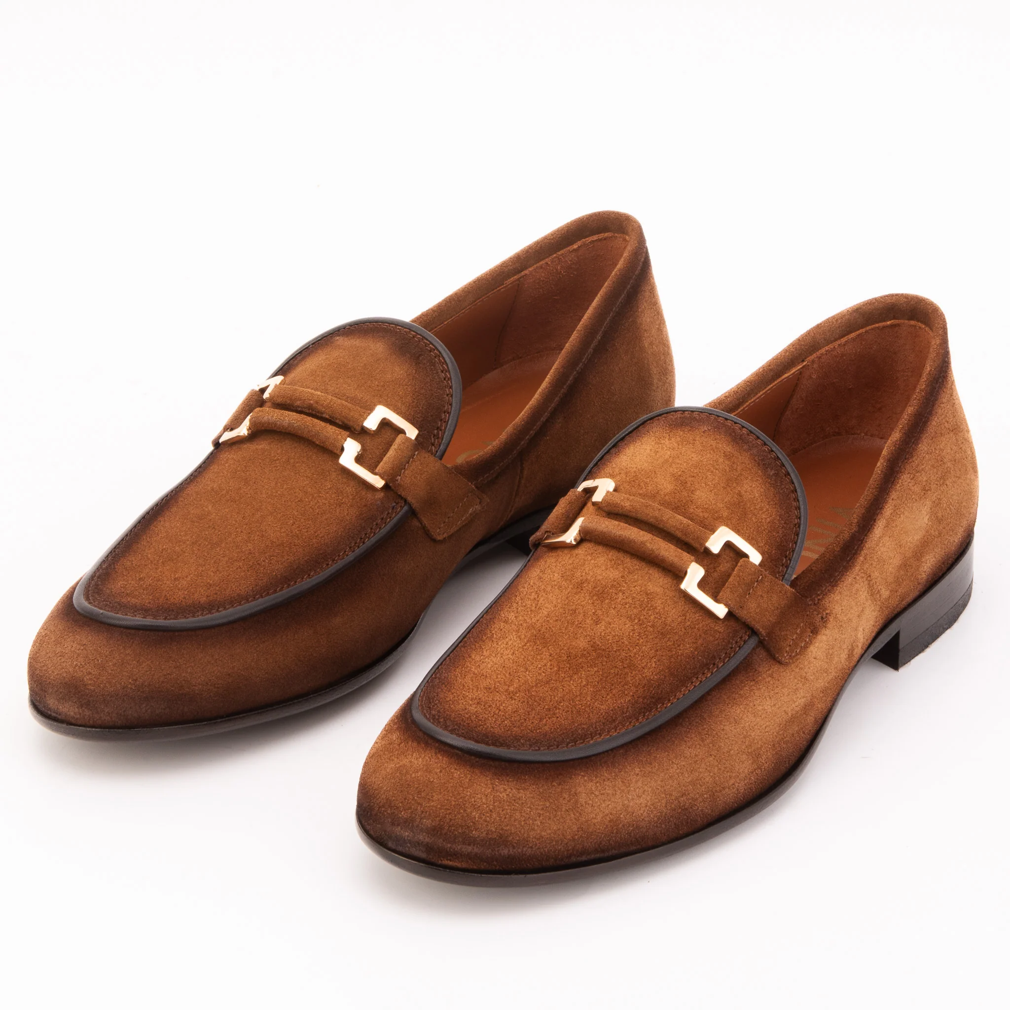 The Brooks Brown Suede Bit Loafer Men Shoe - Image 6