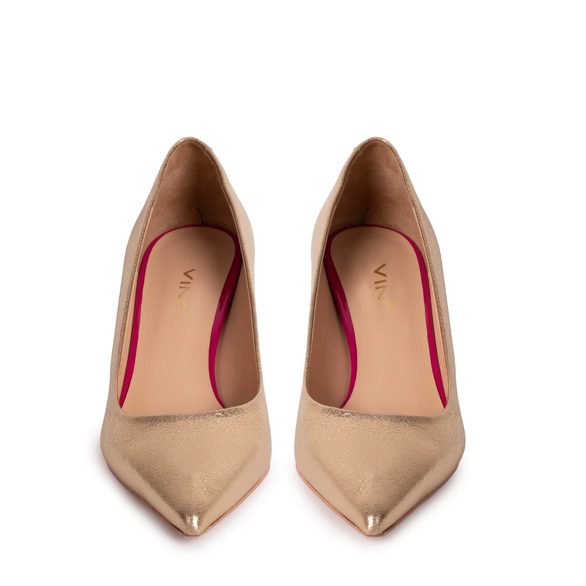 The Brunello Gold Leather Pump Women Shoe - Image 5