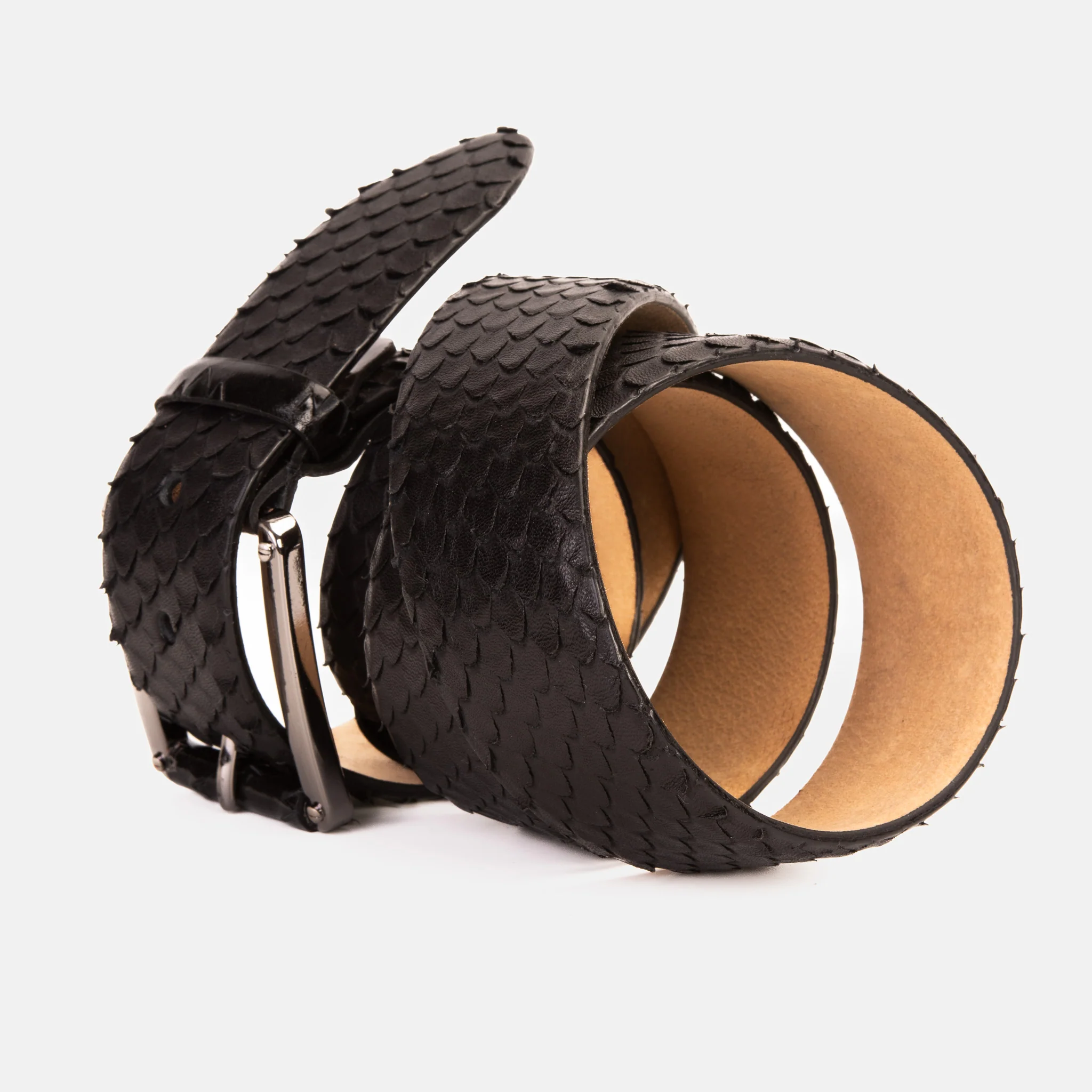 The Caesars Black Leather Belt - Image 6