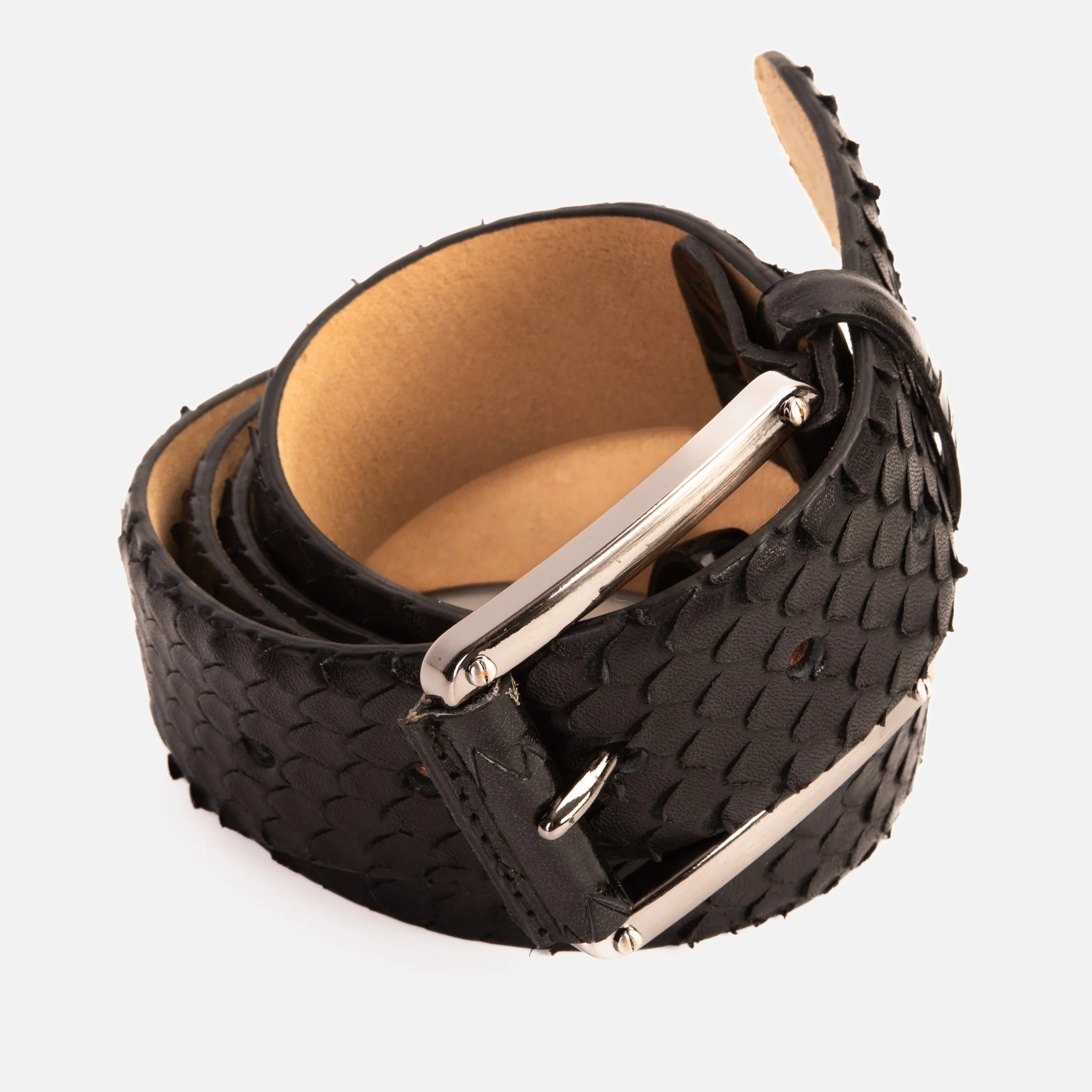 The Caesars Black Leather Belt - Image 7