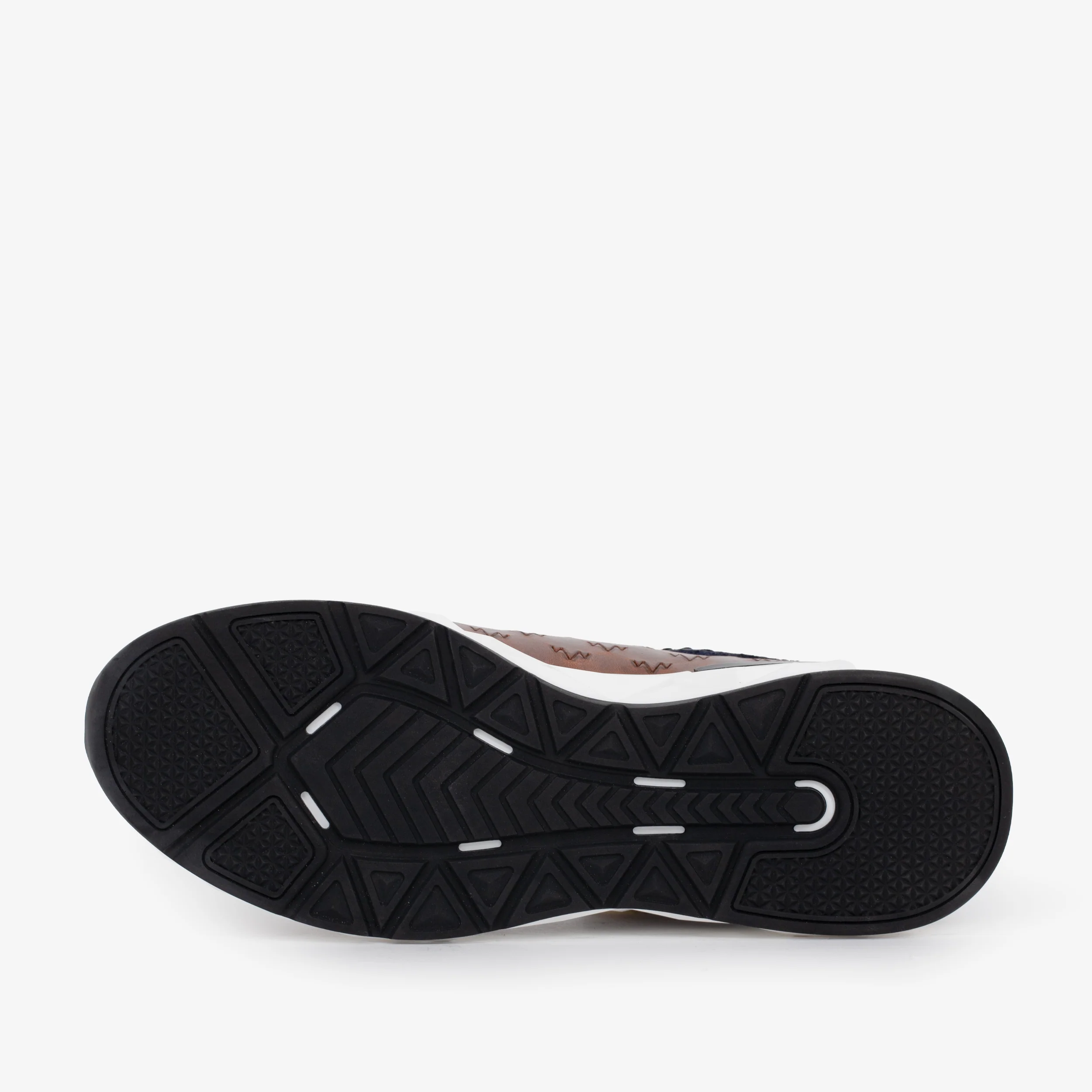 The Caesars Navy & Tan Leather Men Sneaker - Image 7