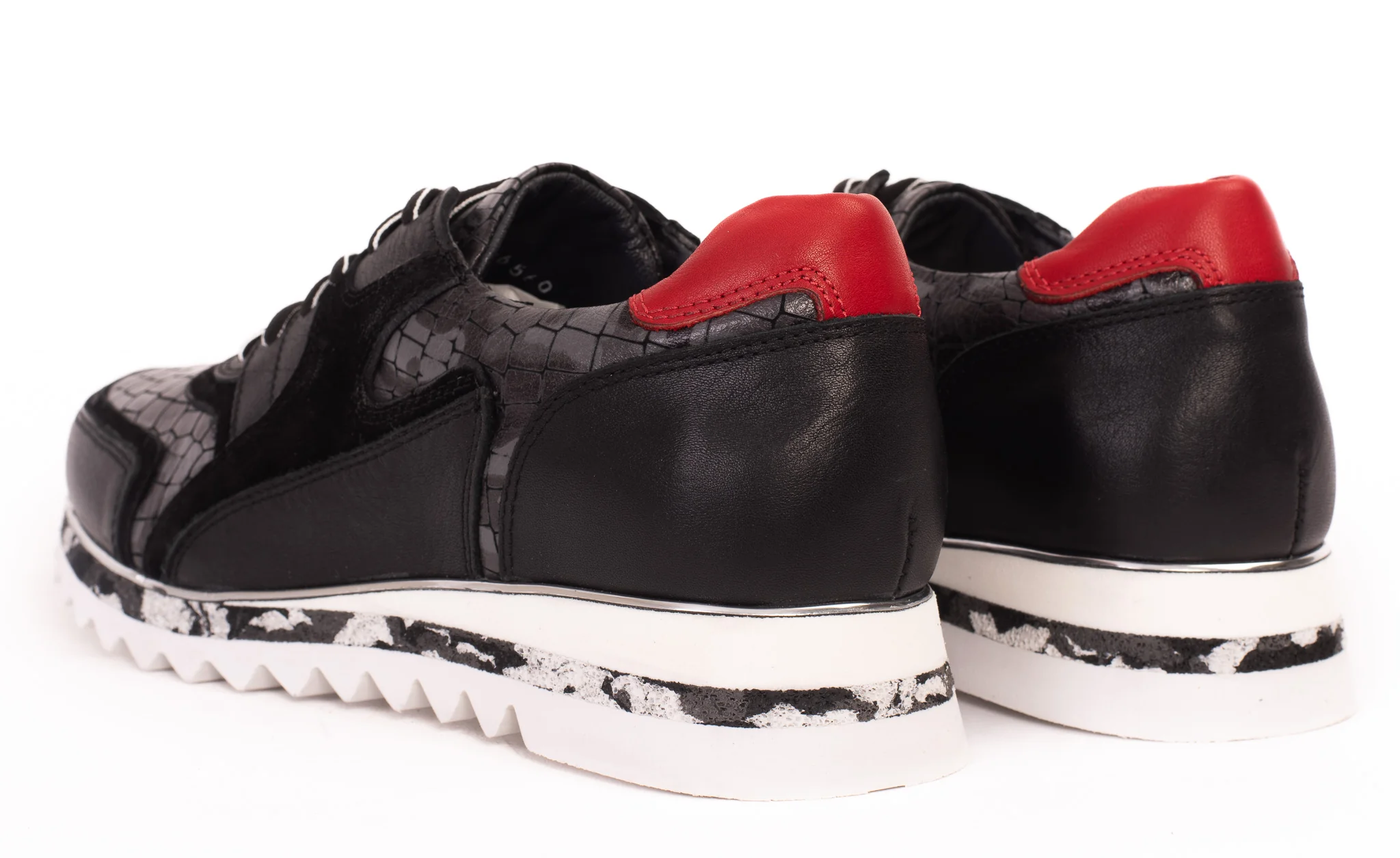 The Cakarta Black Leather Men Sneaker Final Sale! - Image 4