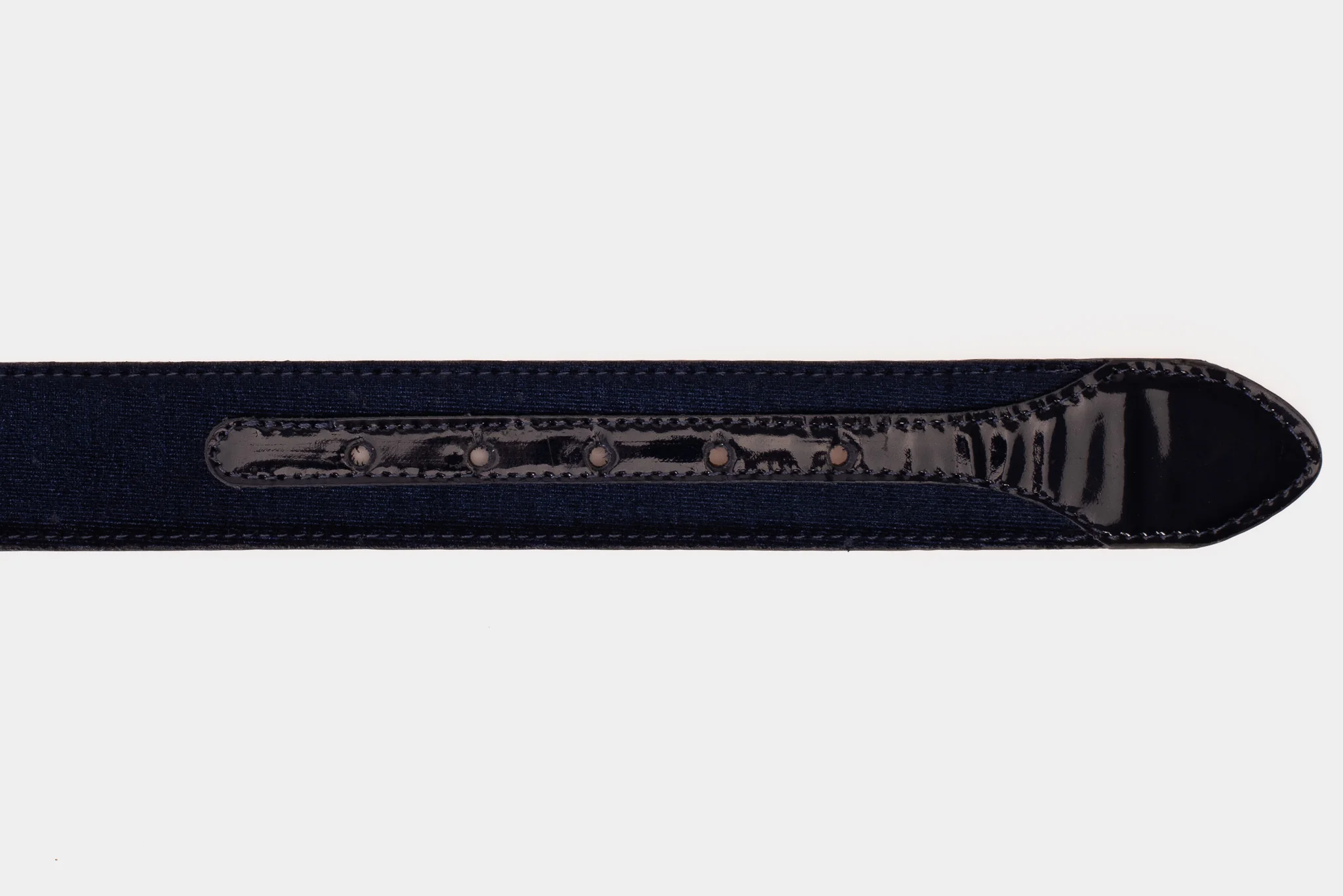 The Casaletti Navy Blue Leather Belt - Image 5
