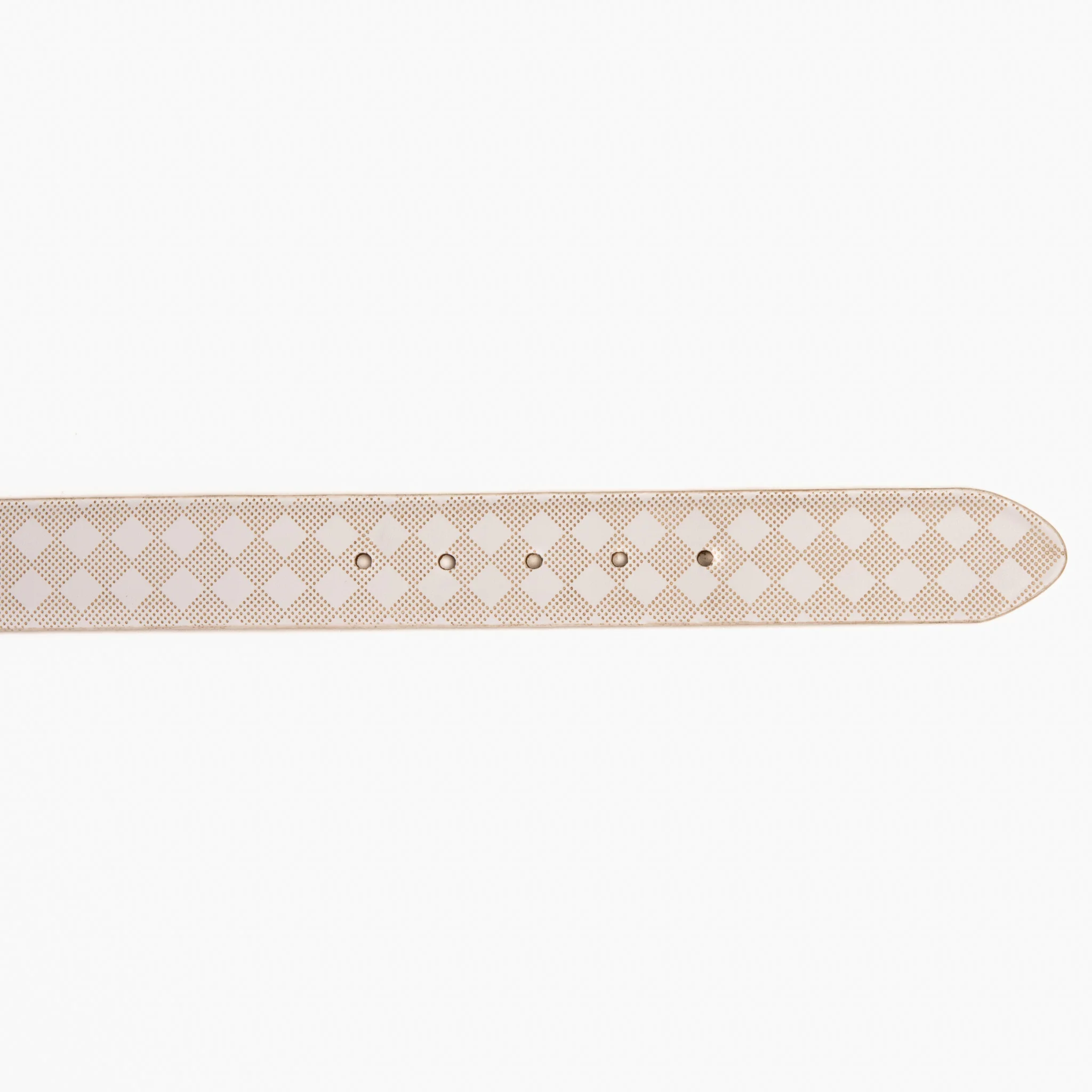 The Cenova White Calfskin Belt - Image 6