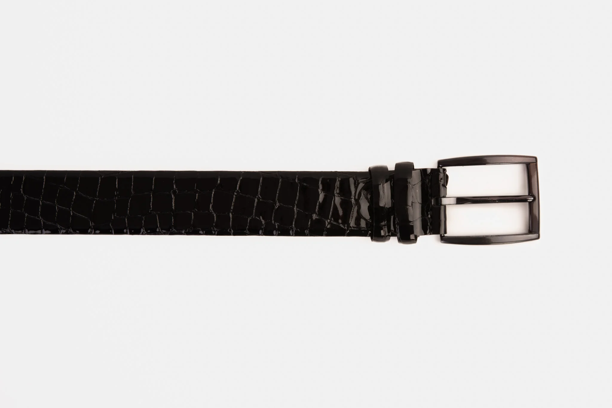 The Cordova Black Patent Leather Belt - Image 4