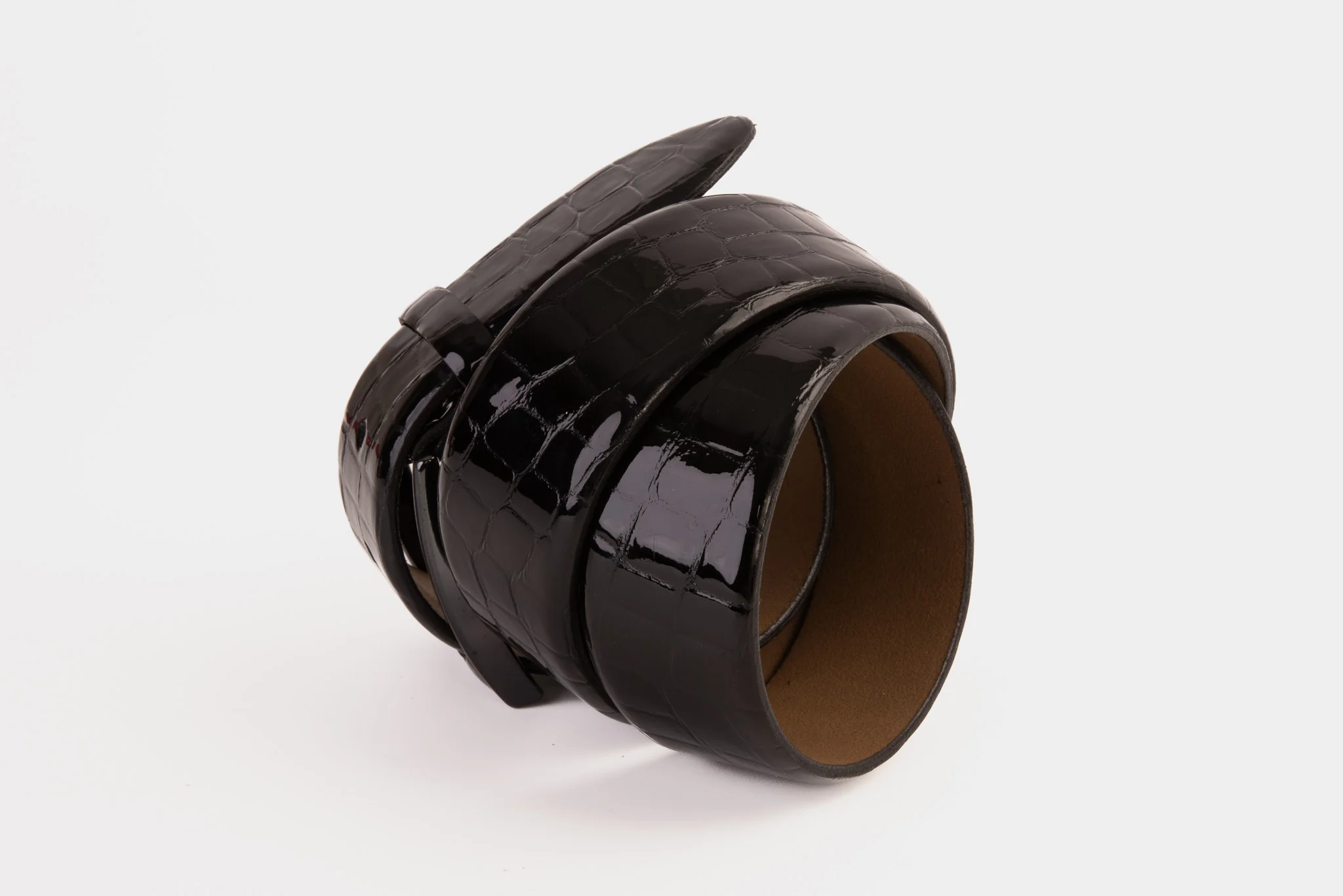 The Cordova Black Patent Leather Belt - Image 6