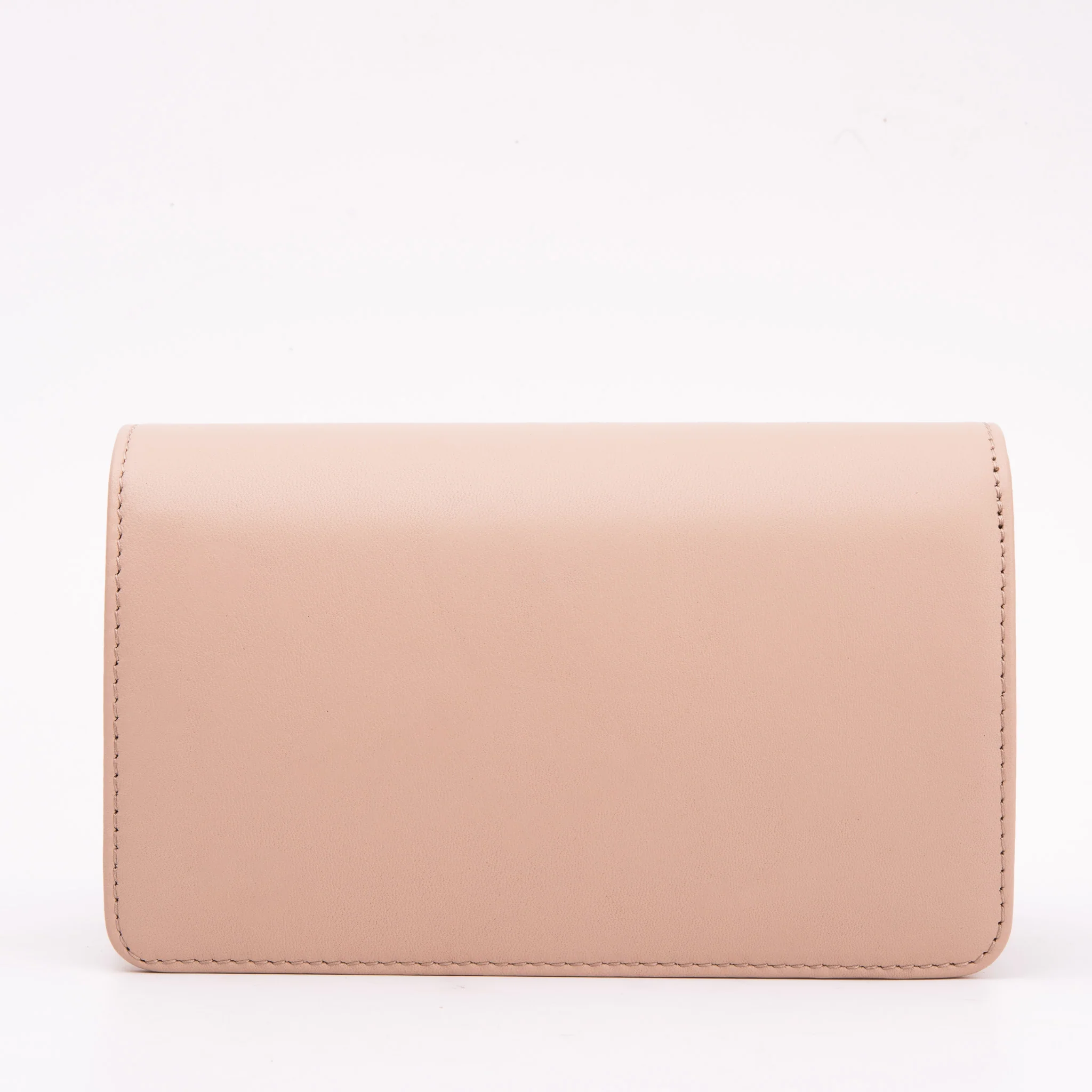 The Diva Beige Leather Handbag - Image 4