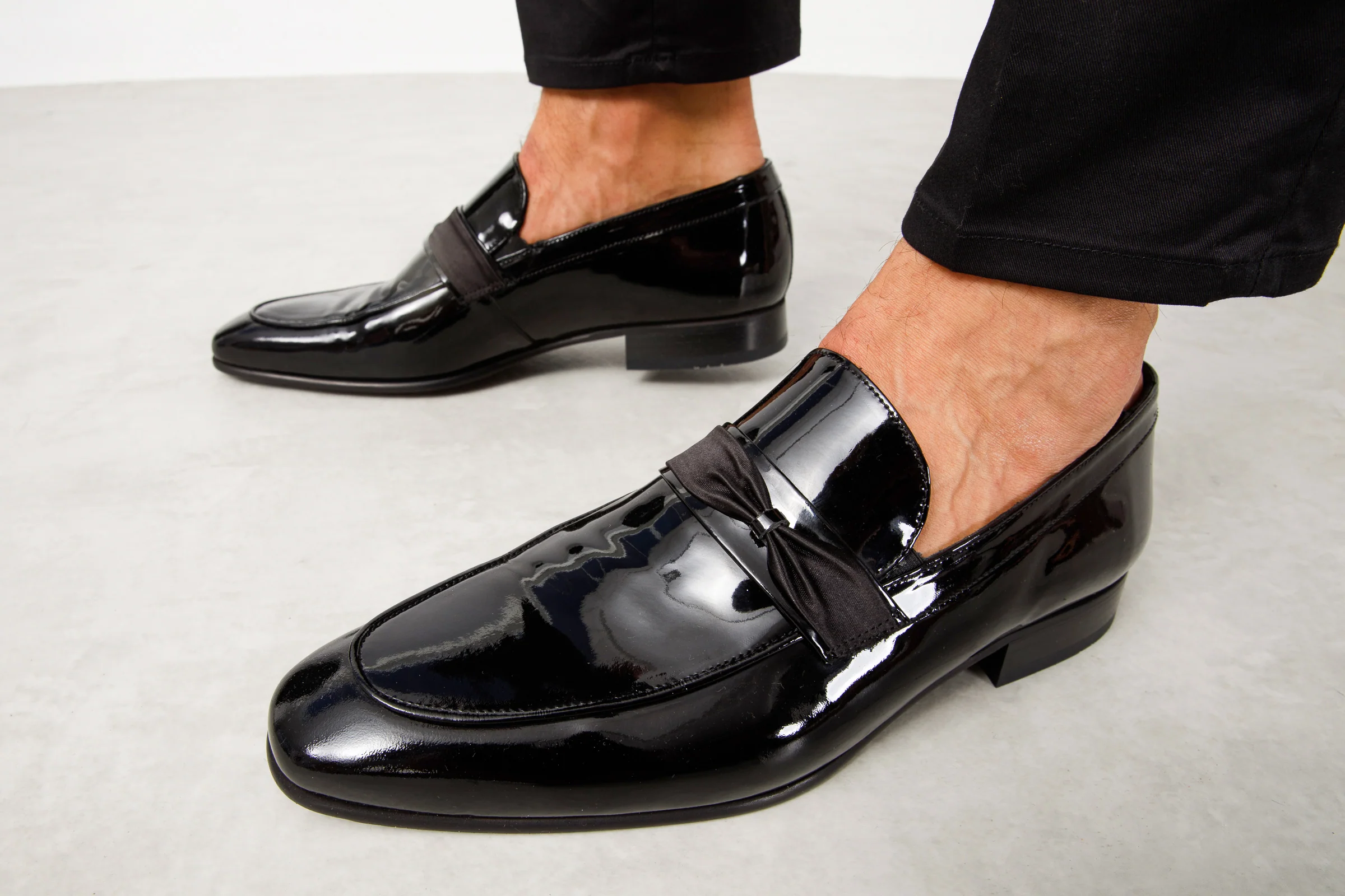 The Dodoma Black Patent Leather Loafer Men Shoe - Image 8