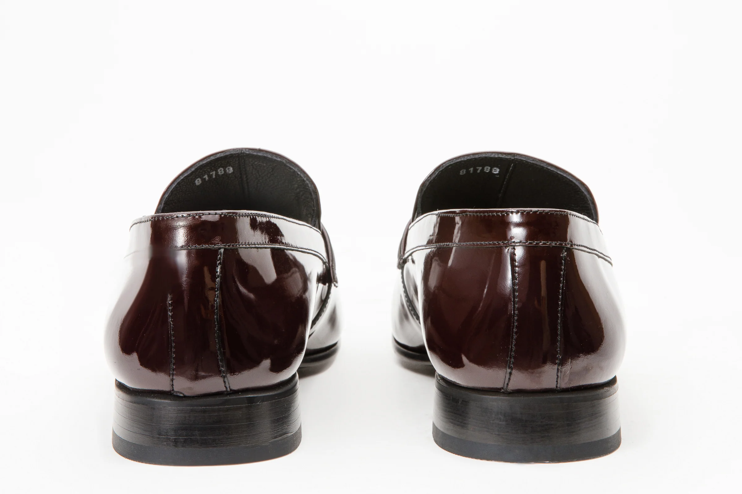 The Dodoma Burgundy Patent Leather Loafer Men Shoe - Image 5