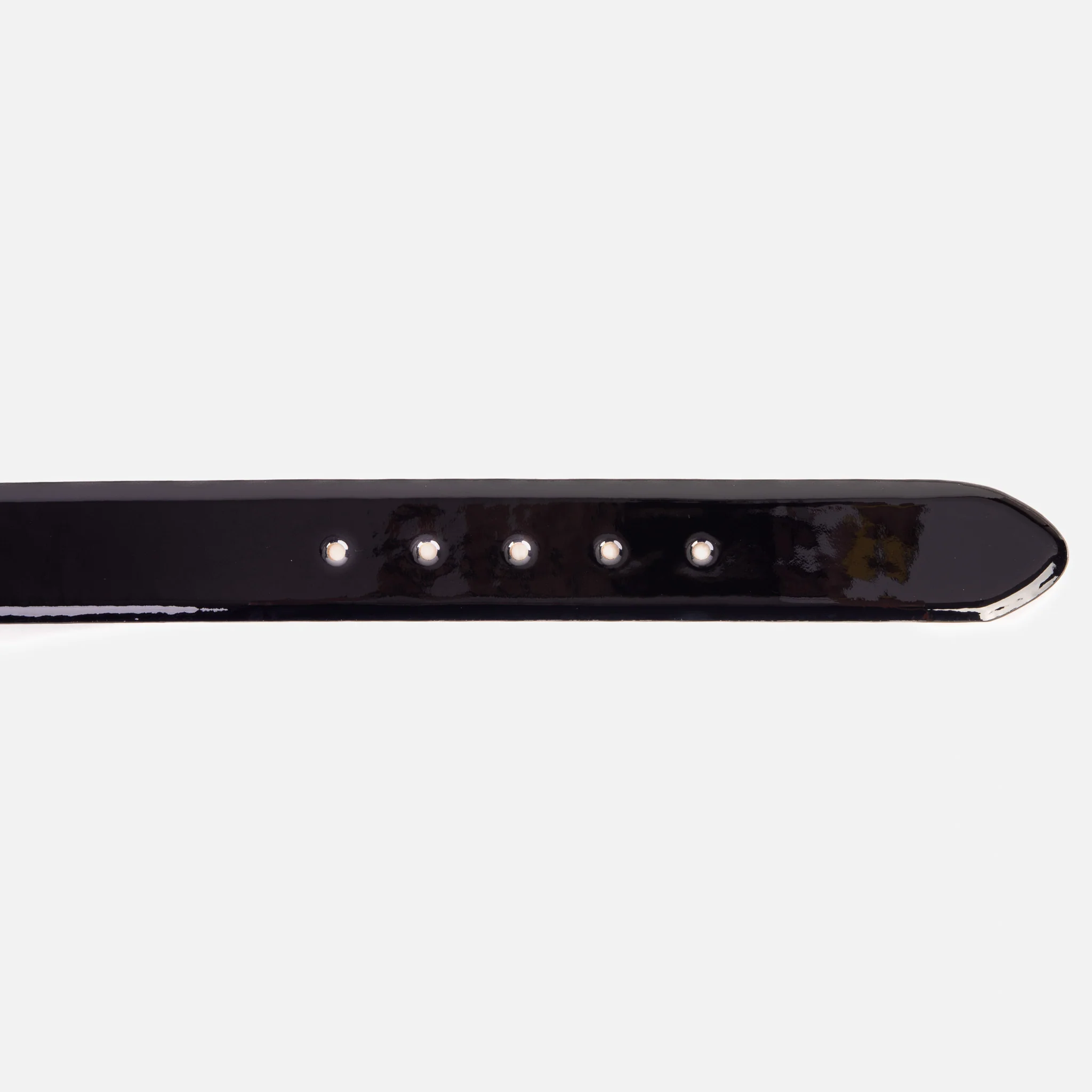 The Dodoma Navy Patent Leather Belt - Image 6