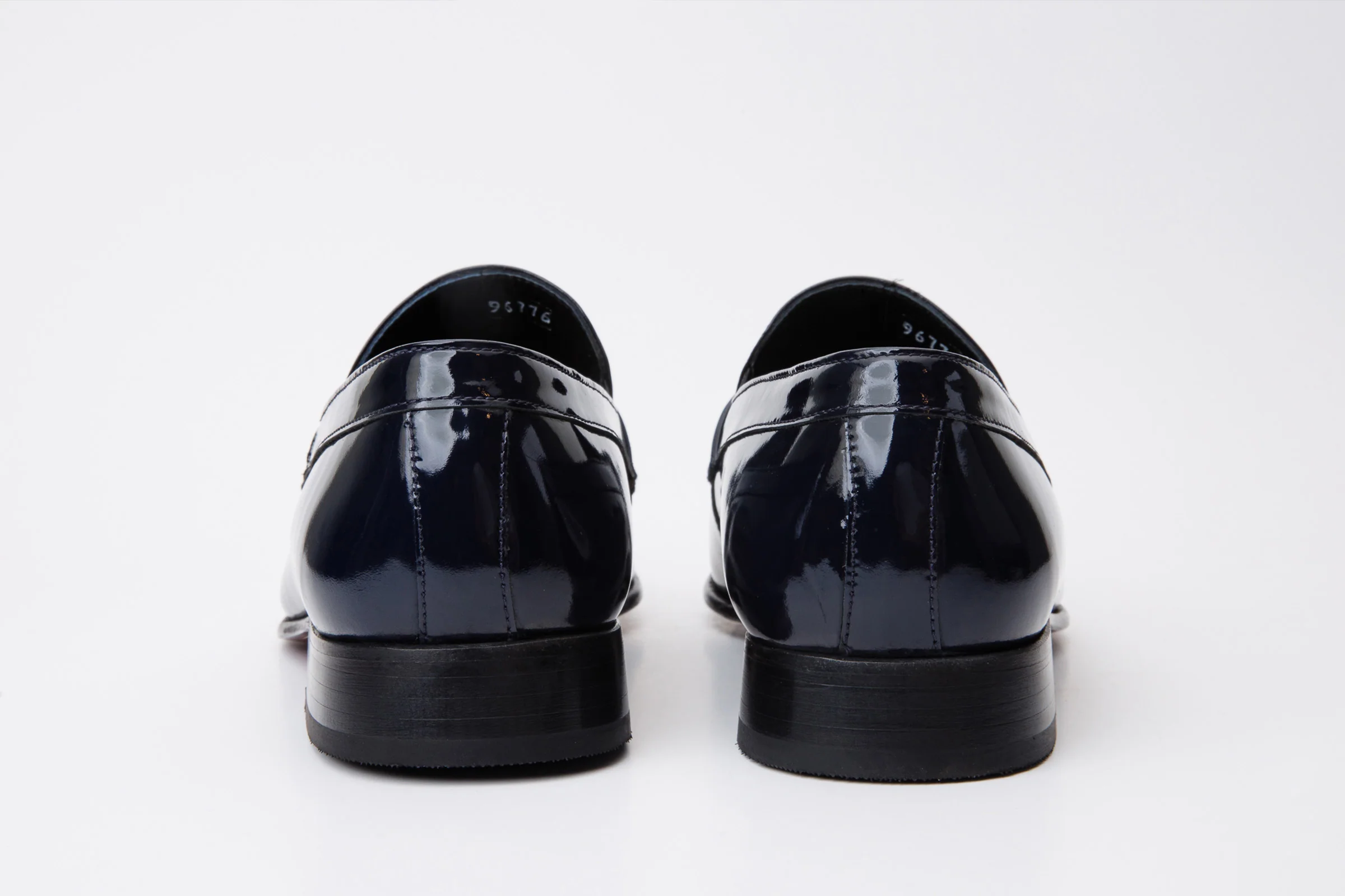 The Dodoma Navy Patent Leather Loafer Men Shoe - Image 4
