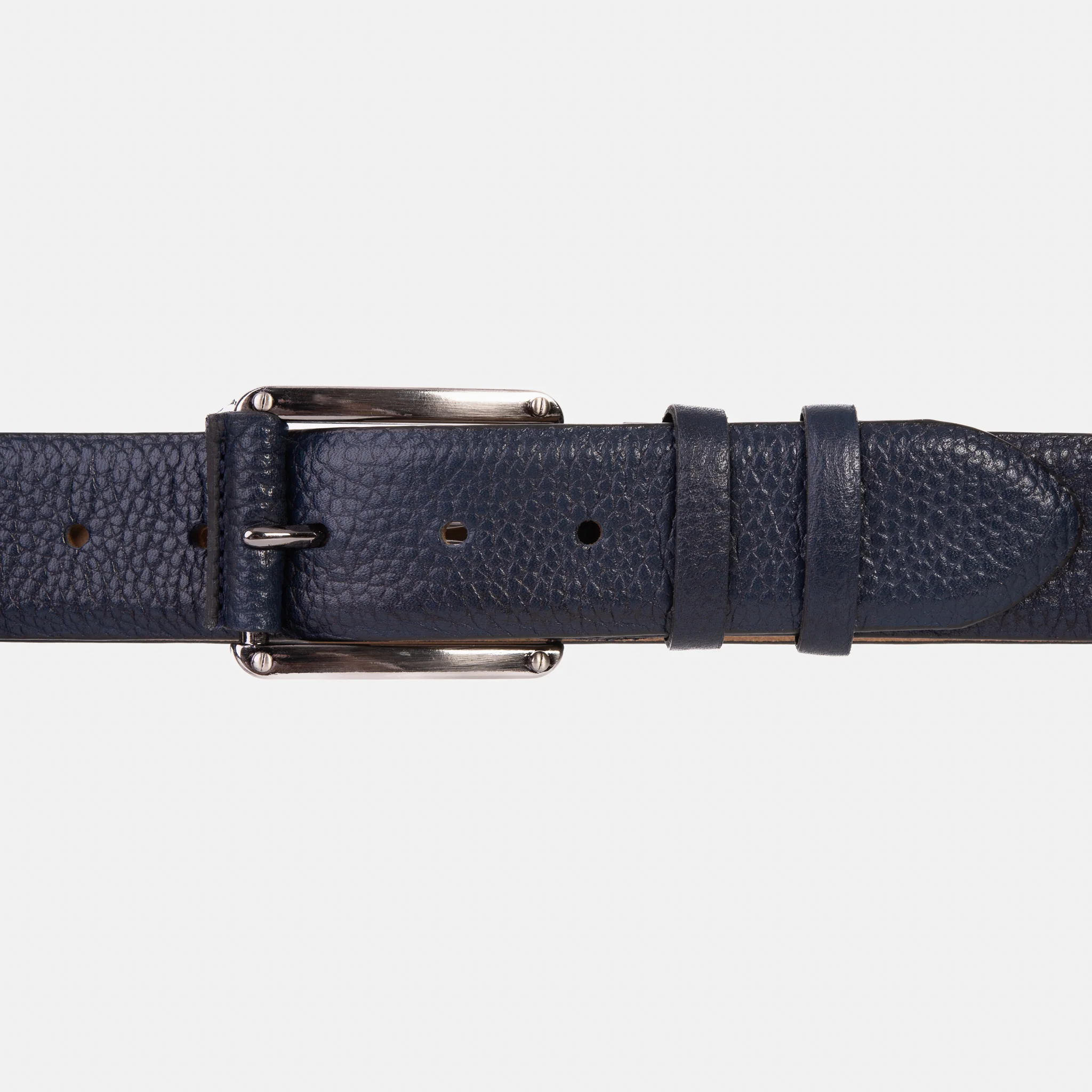 The Draco Navy Calfskin Belt - Image 3